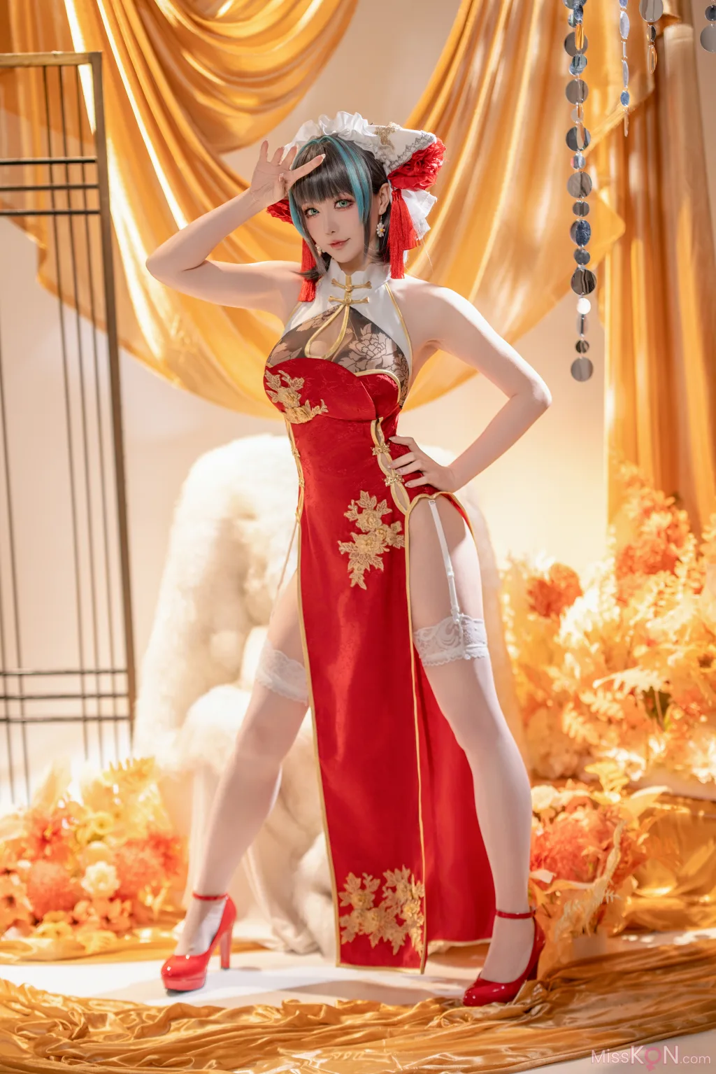 Coser@星之迟迟Hoshilily: 碧蓝航线柴郡 (50 photos )