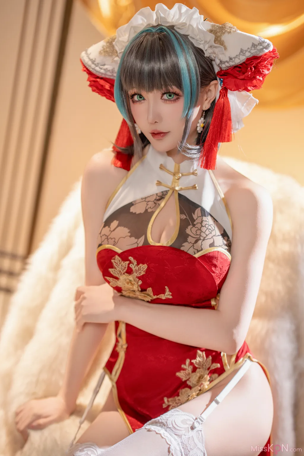 Coser@星之迟迟Hoshilily: 碧蓝航线柴郡 (50 photos )
