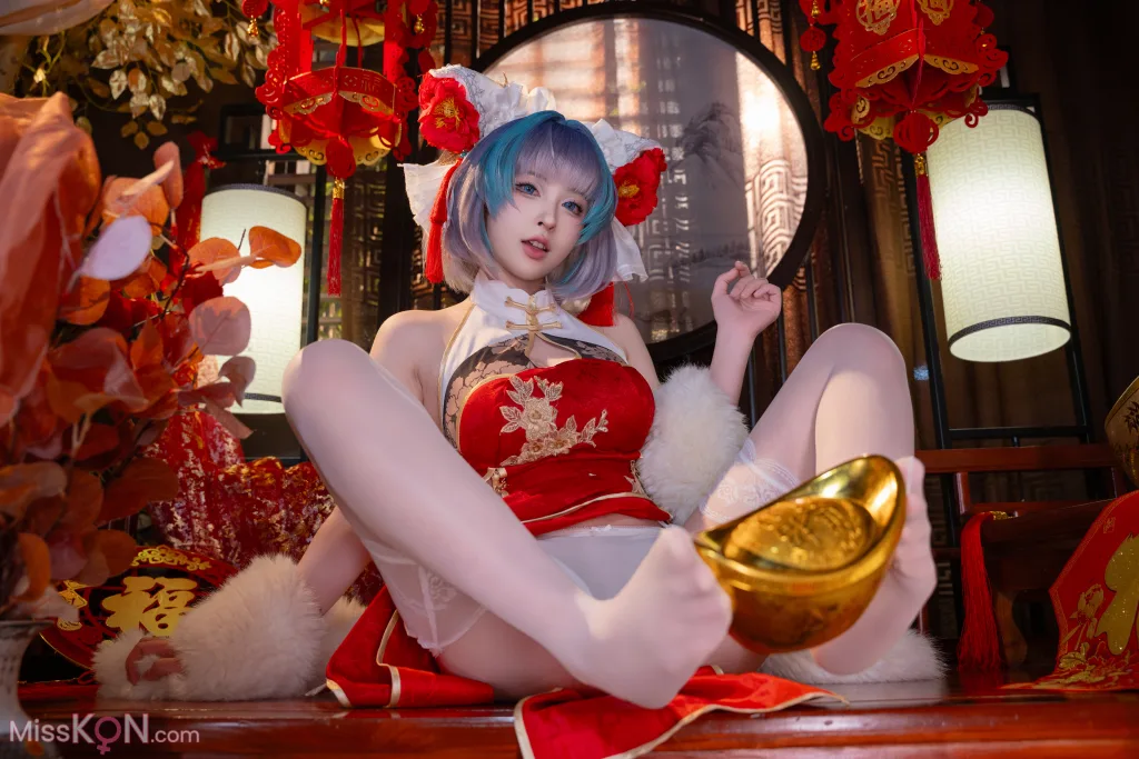 Coser@清水由乃: 柴郡新春旗袍 (71 photos )