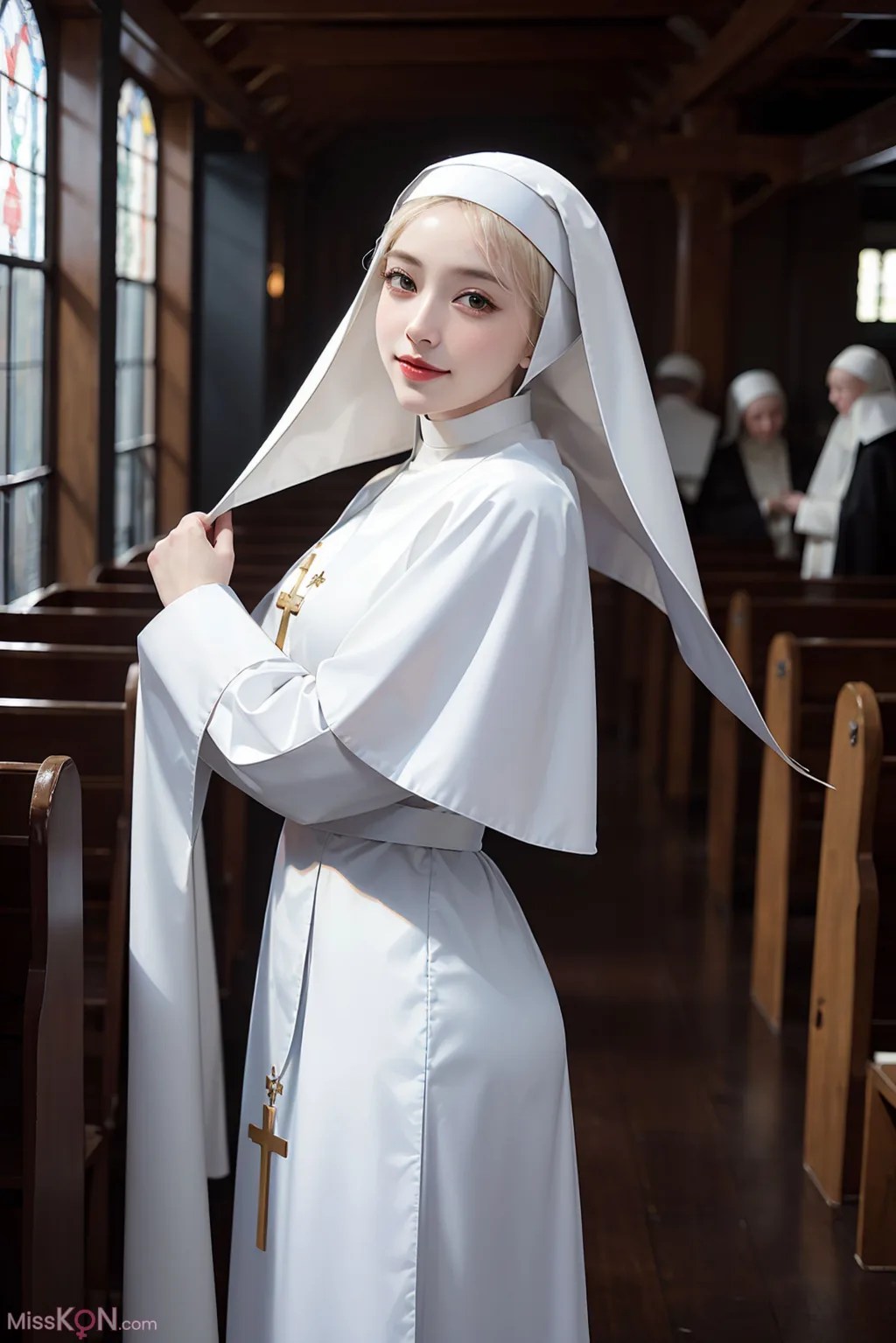 [AI Generated] Beautiful: Lust Nun_extra (144 phoos)