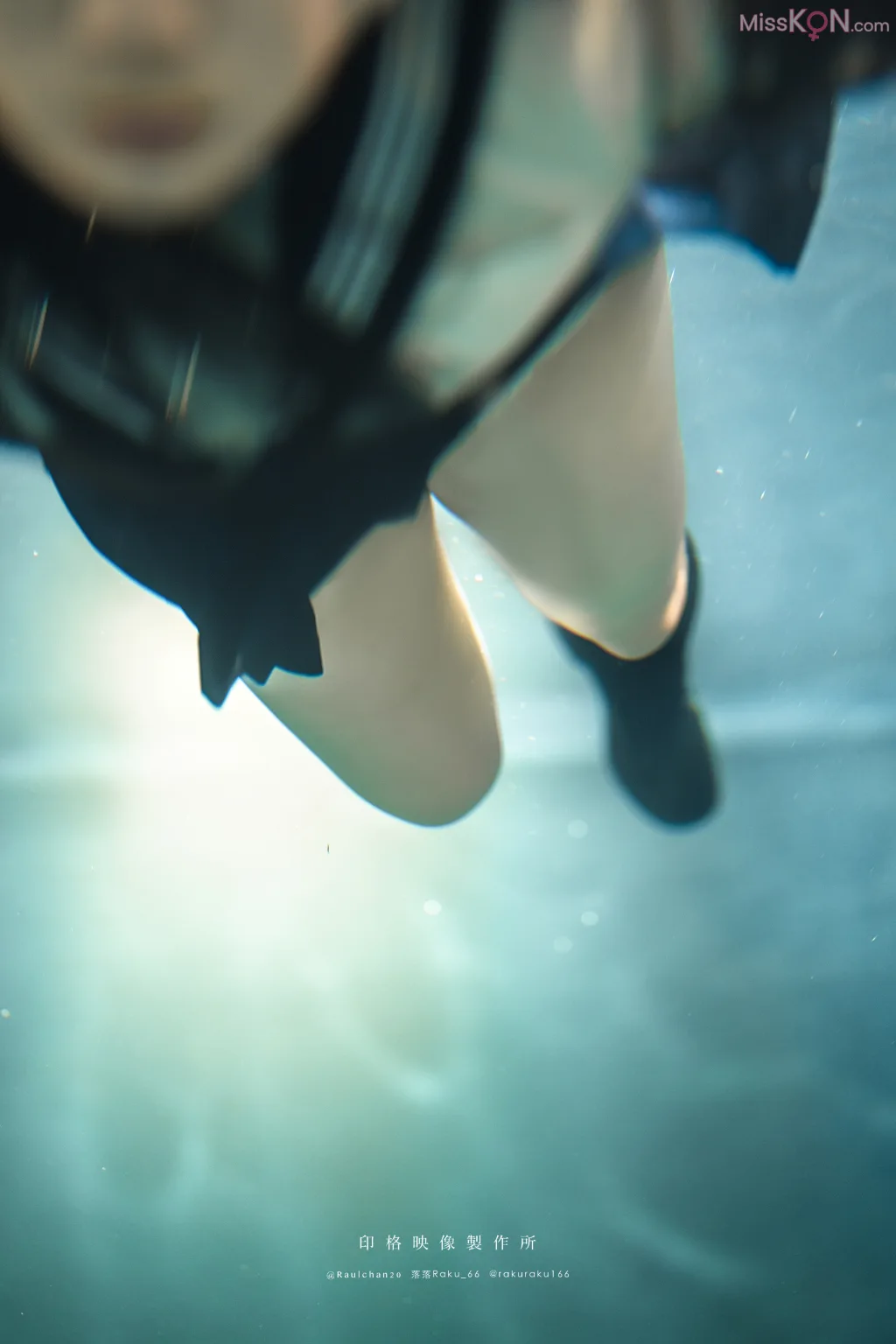 Coser@落落Raku: 水泳馆 (58 photos + 1 video)