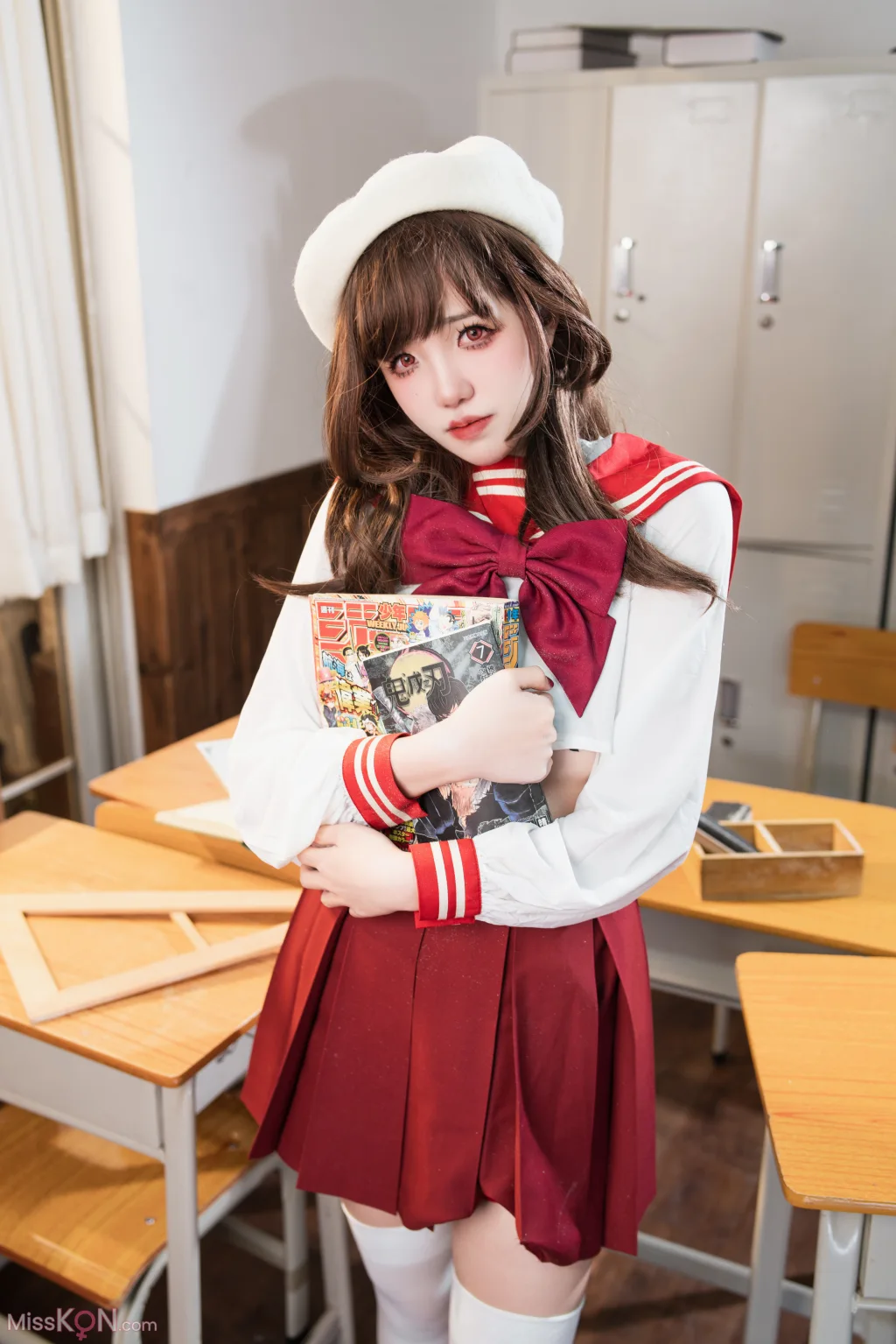 Coser@阿薰kaOri: 白虎女高中生 (110 photos + 21 videos)