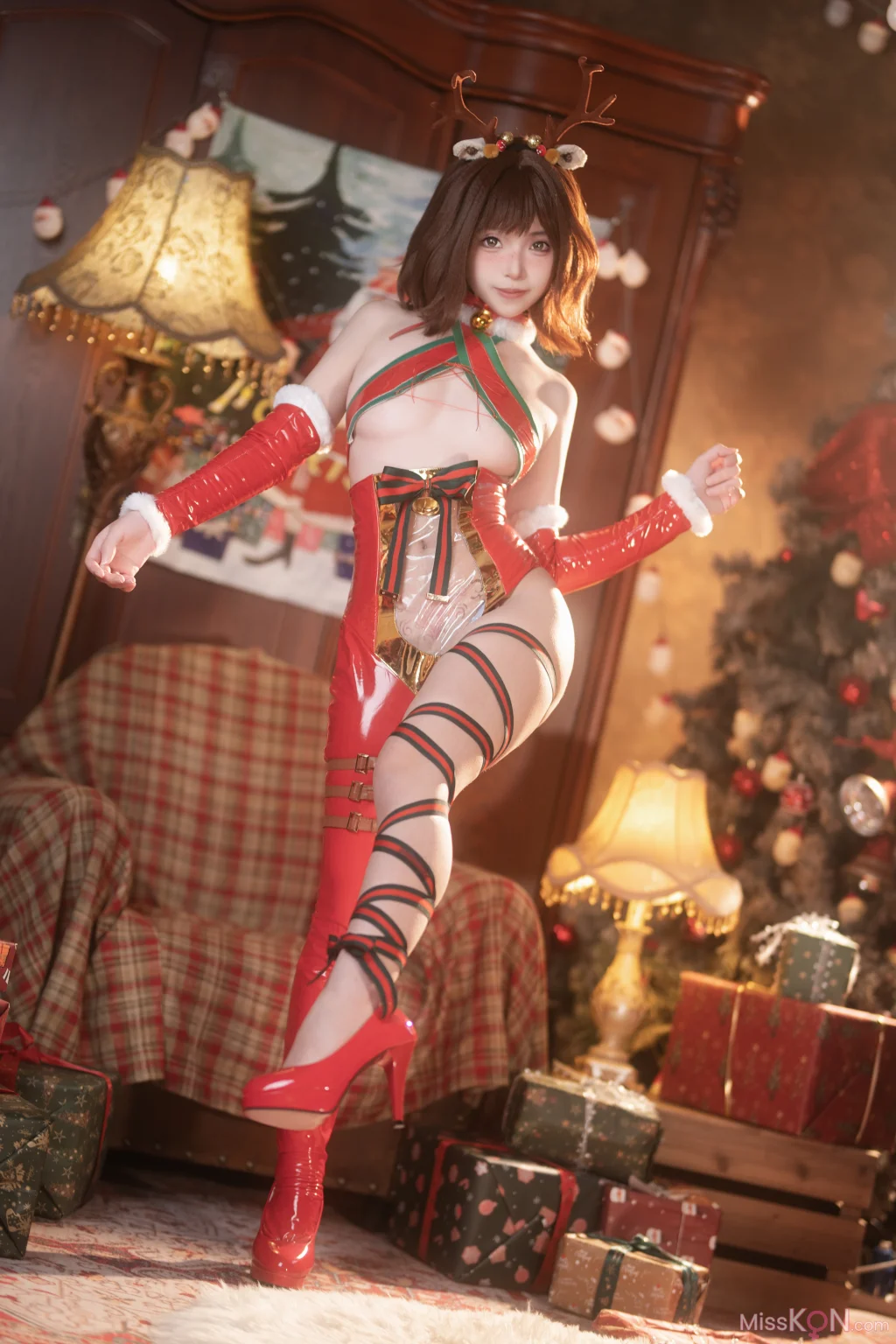 Coser@Bangni邦尼: 圣诞小鹿 (91 photos )