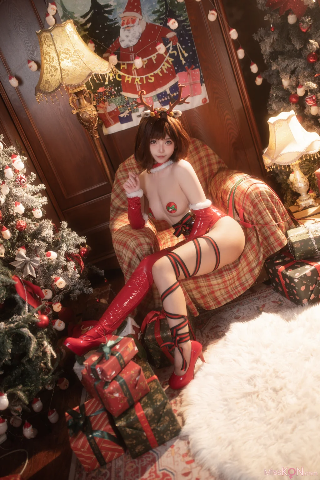 Coser@Bangni邦尼: 圣诞小鹿 (91 photos )