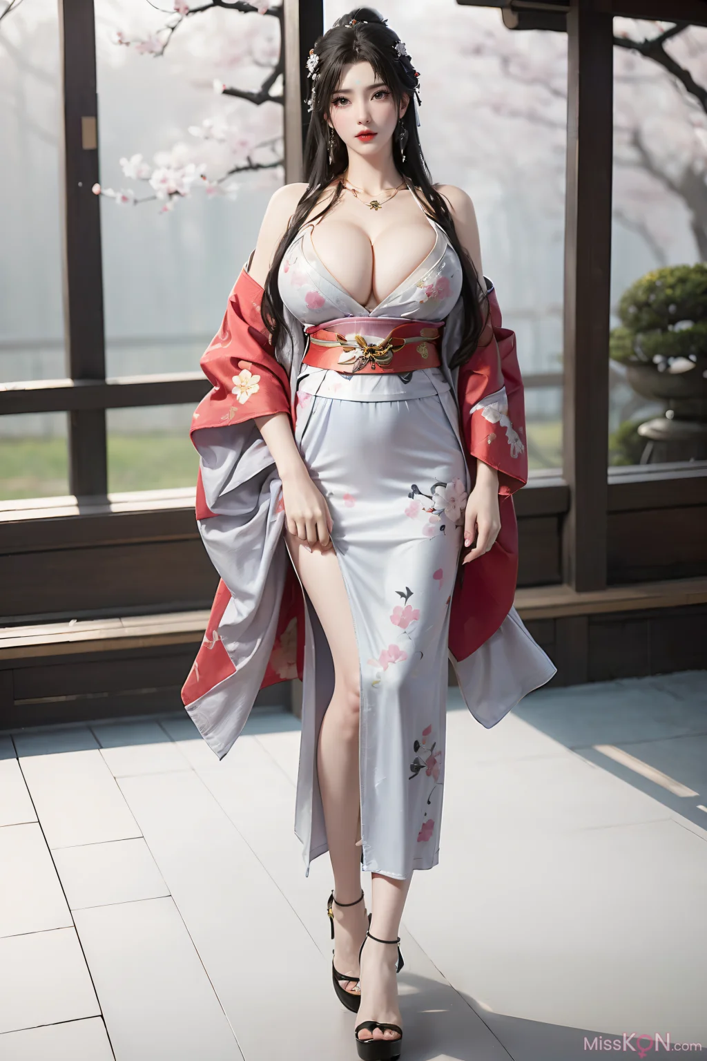 [AI Generated] 完美世界-清漪 和服+吊带 (127 photos)
