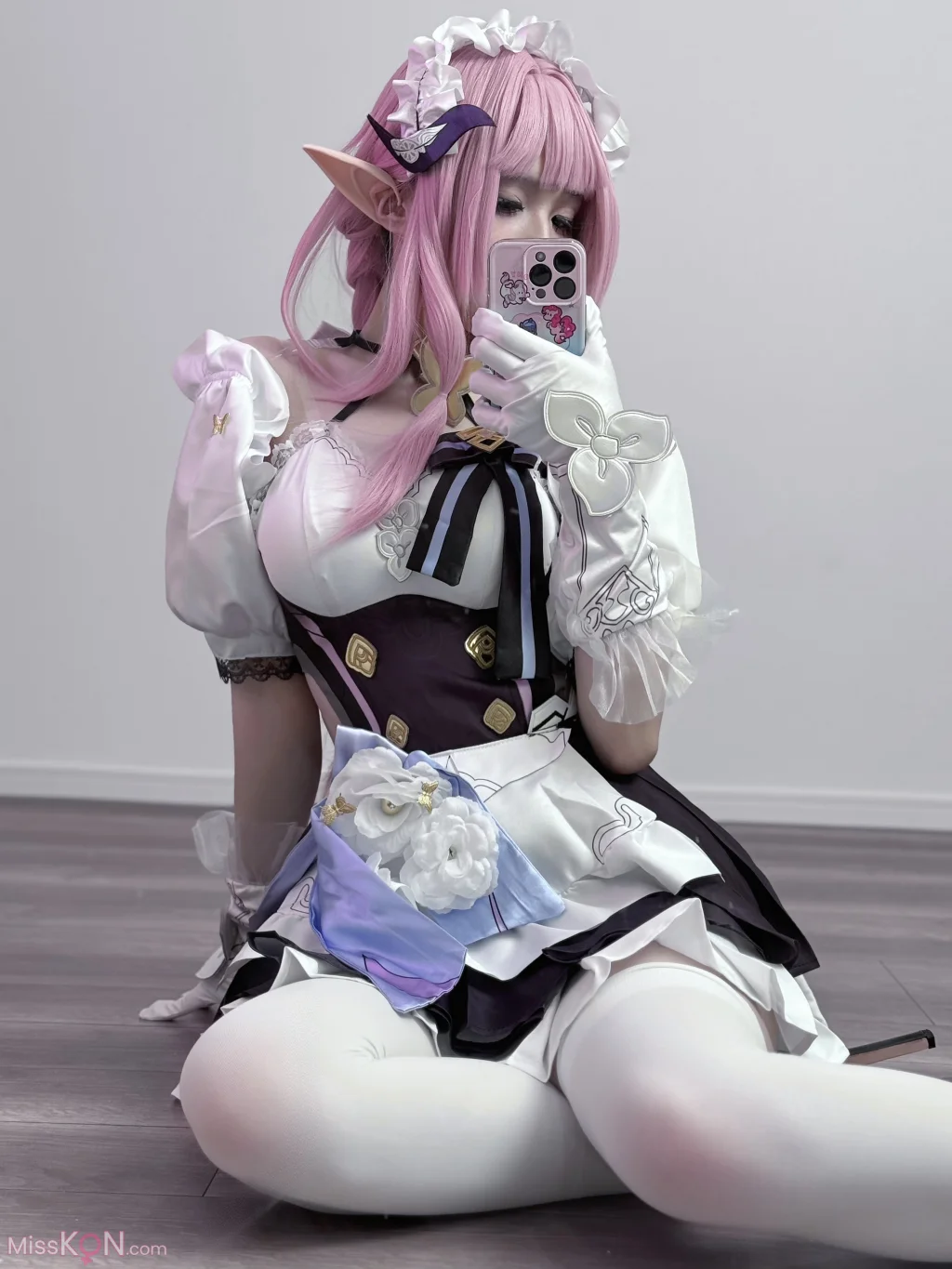 Coser@幼愛Youmeko: 崩坏3 爱莉希雅女仆装 (20 photos) – Page 2