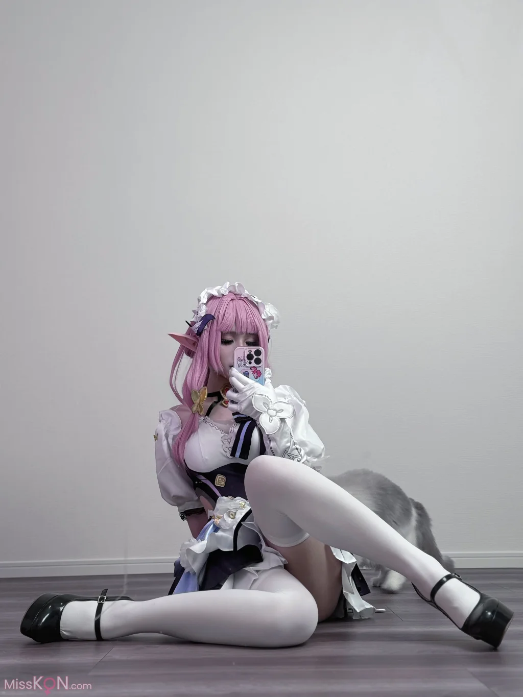 Coser@幼愛Youmeko: 崩坏3 爱莉希雅女仆装 (20 photos) – Page 2