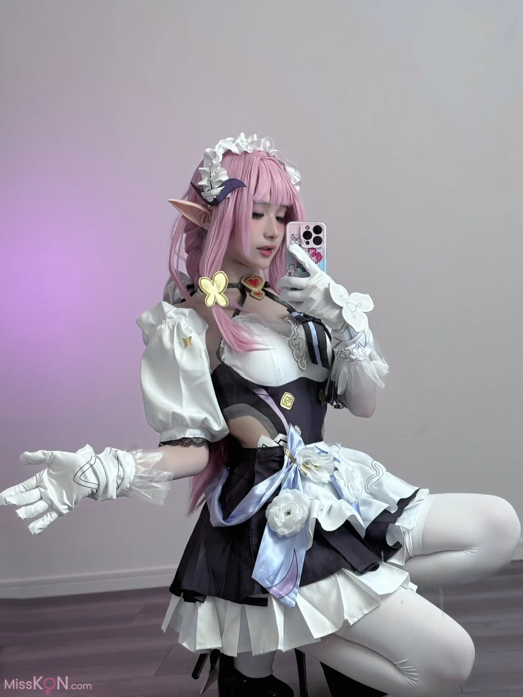 Coser@幼愛Youmeko: 崩坏3 爱莉希雅女仆装 (20 photos) – Page 2