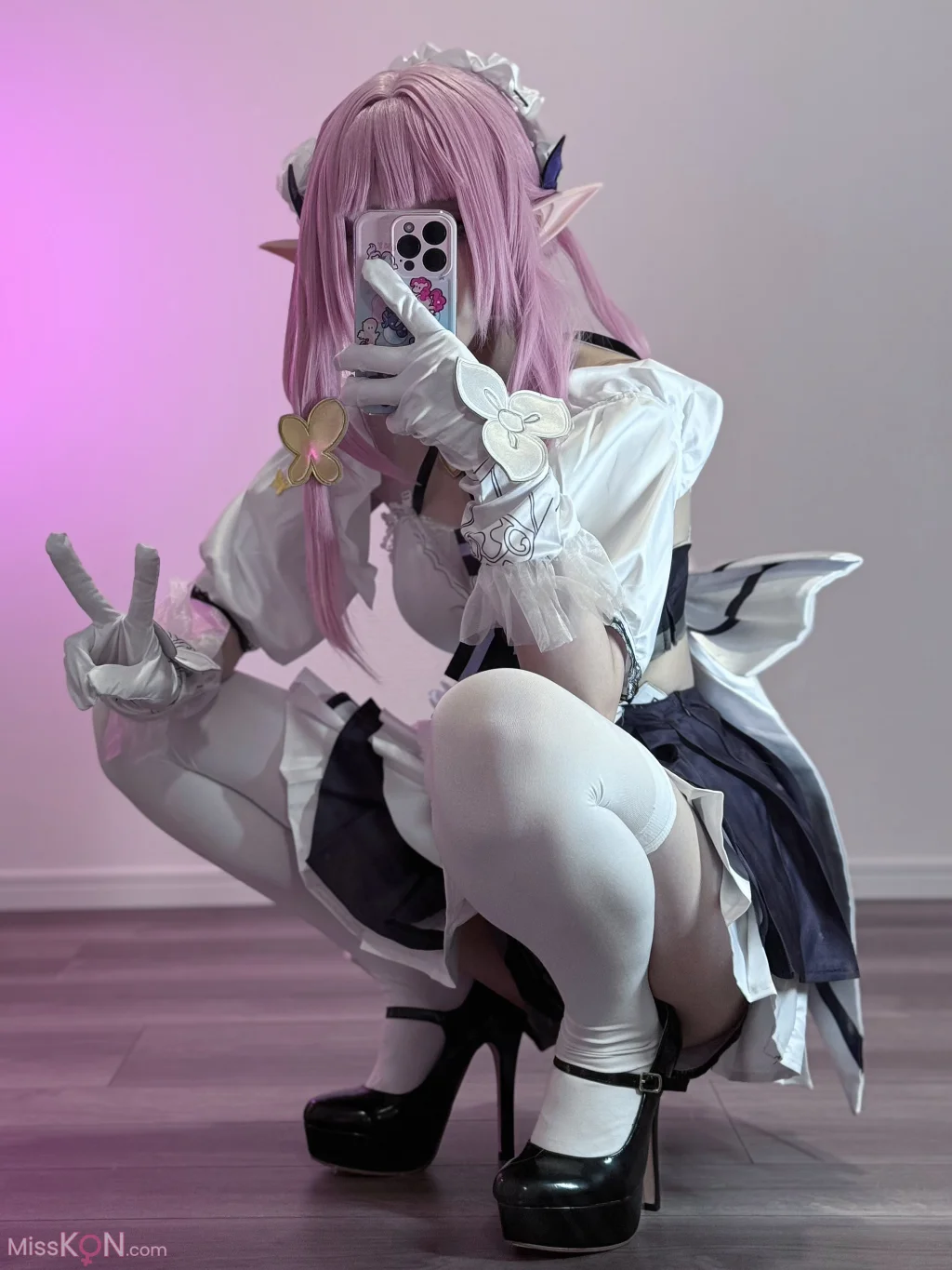 Coser@幼愛Youmeko: 崩坏3 爱莉希雅女仆装 (20 photos) – Page 2