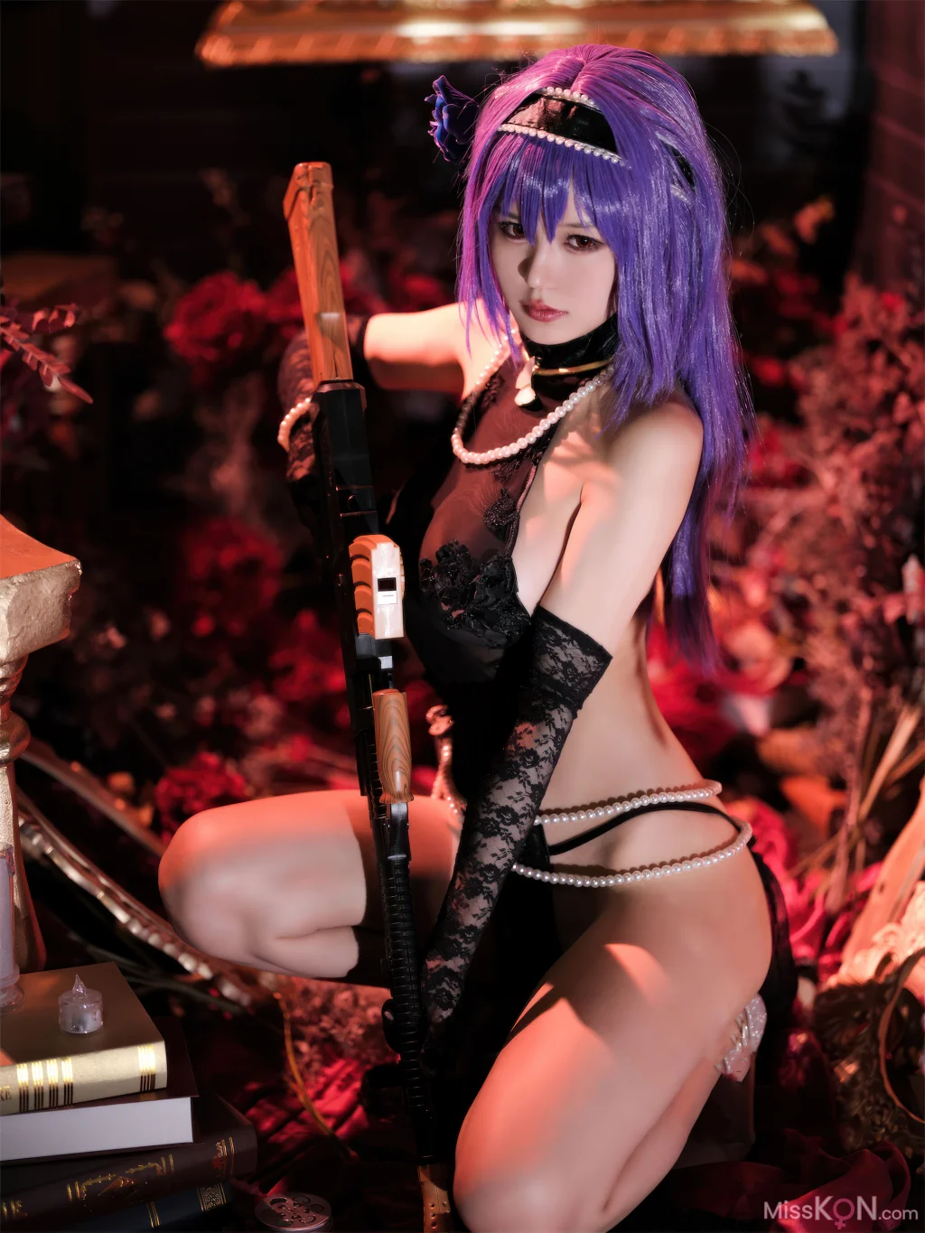 Coser@小仓千代w: 少女前线 ZB26 暗蔷摇曳 (20 photos)