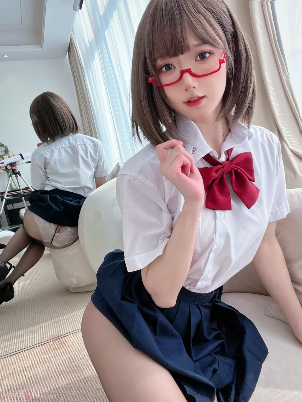 Coser@阿包也是兔娘: Jk学妹 (28 photos)