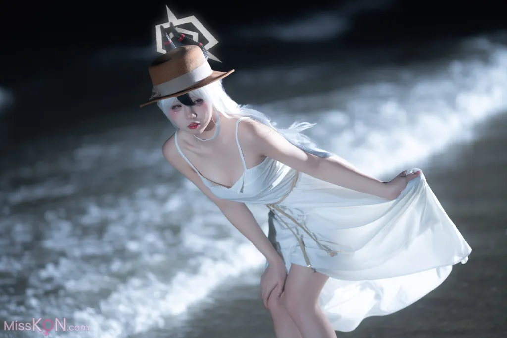 Coser@纸悦Etsu_ko: 加代子白裙 (20 photos)