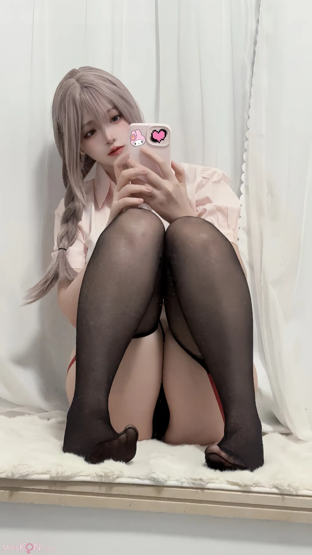 Coser@疯猫ss: 紫色麻花辫 (15 photos)