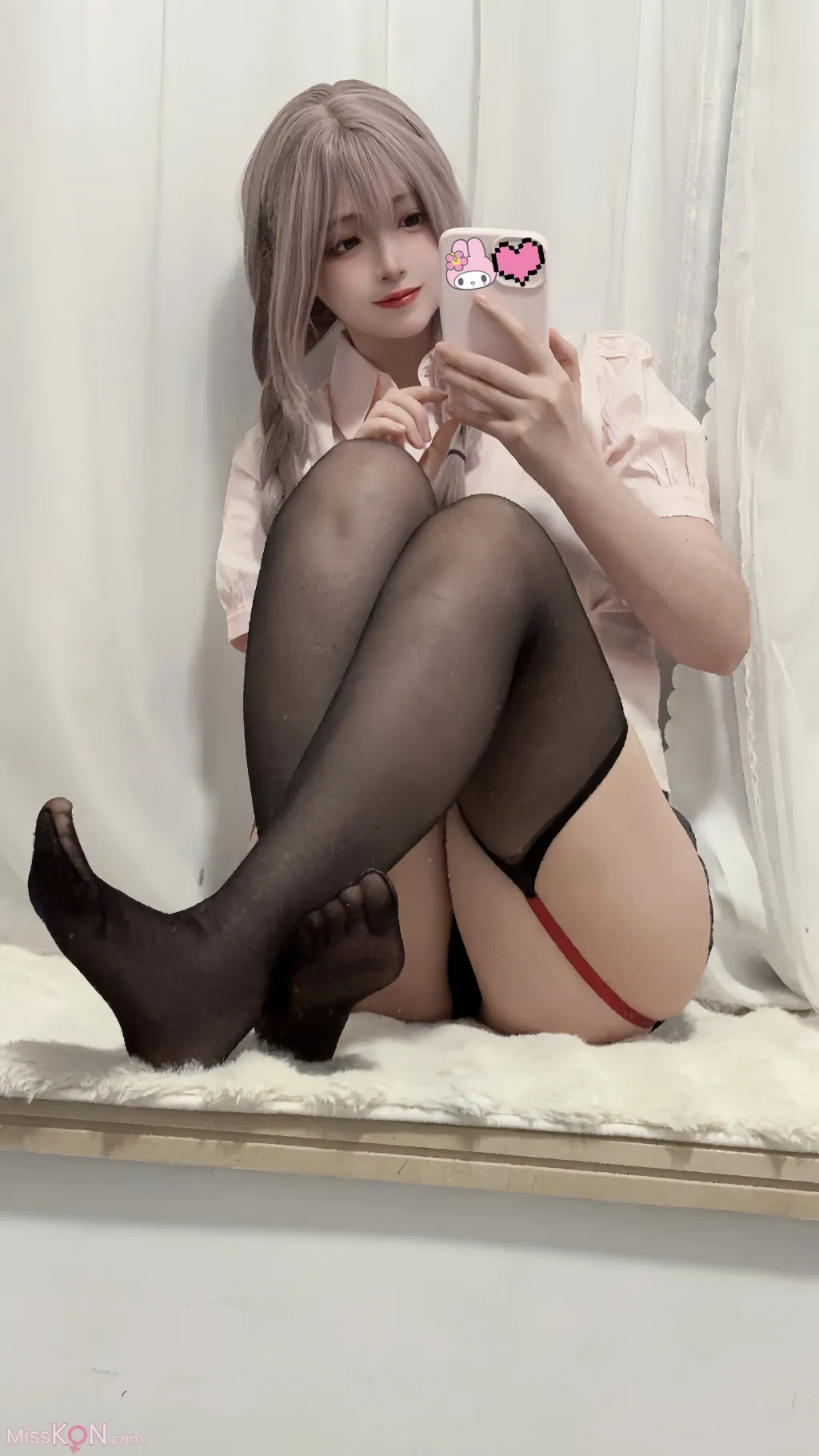 Coser@疯猫ss: 紫色麻花辫 (15 photos)