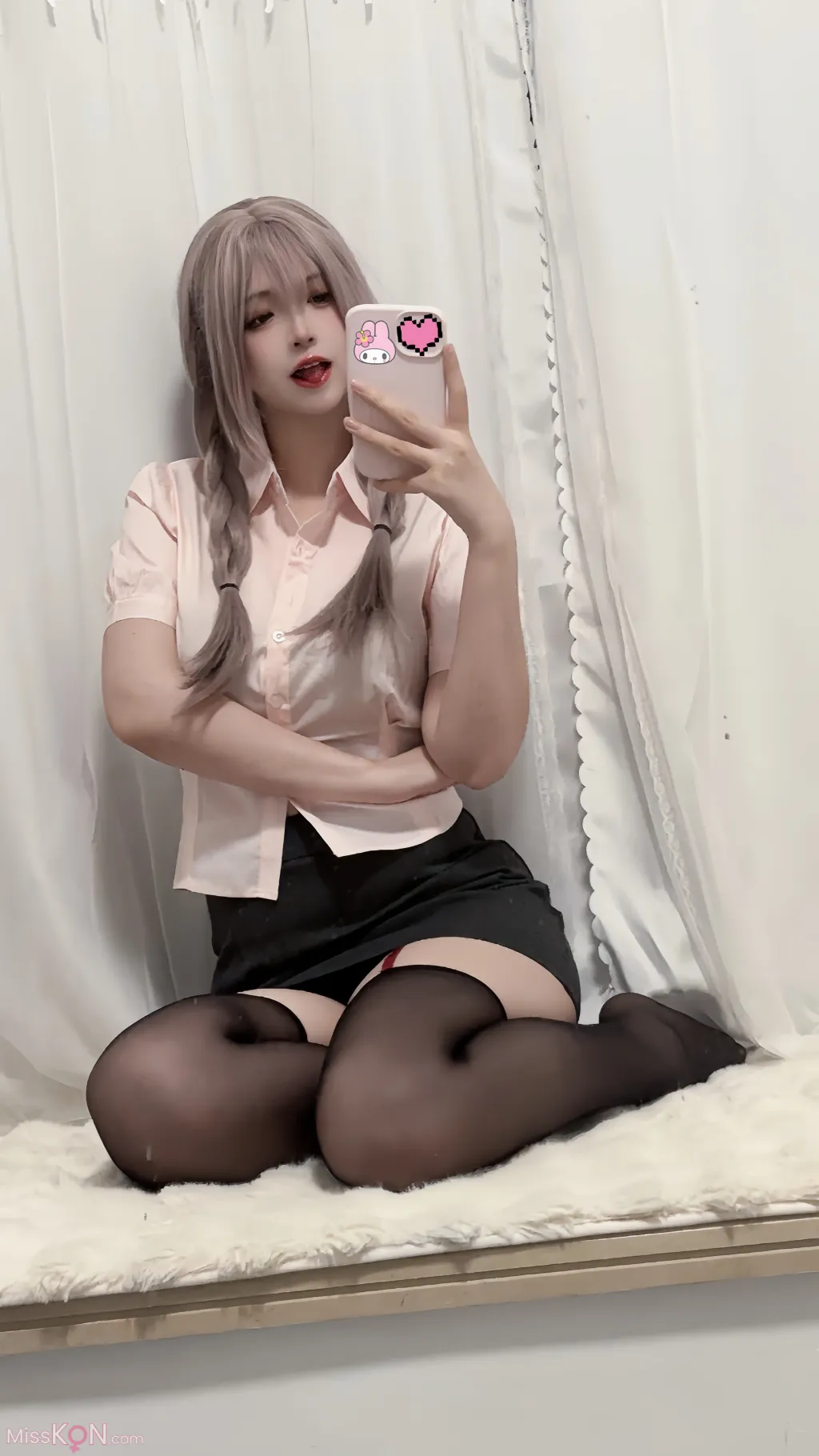Coser@疯猫ss: 紫色麻花辫 (15 photos)