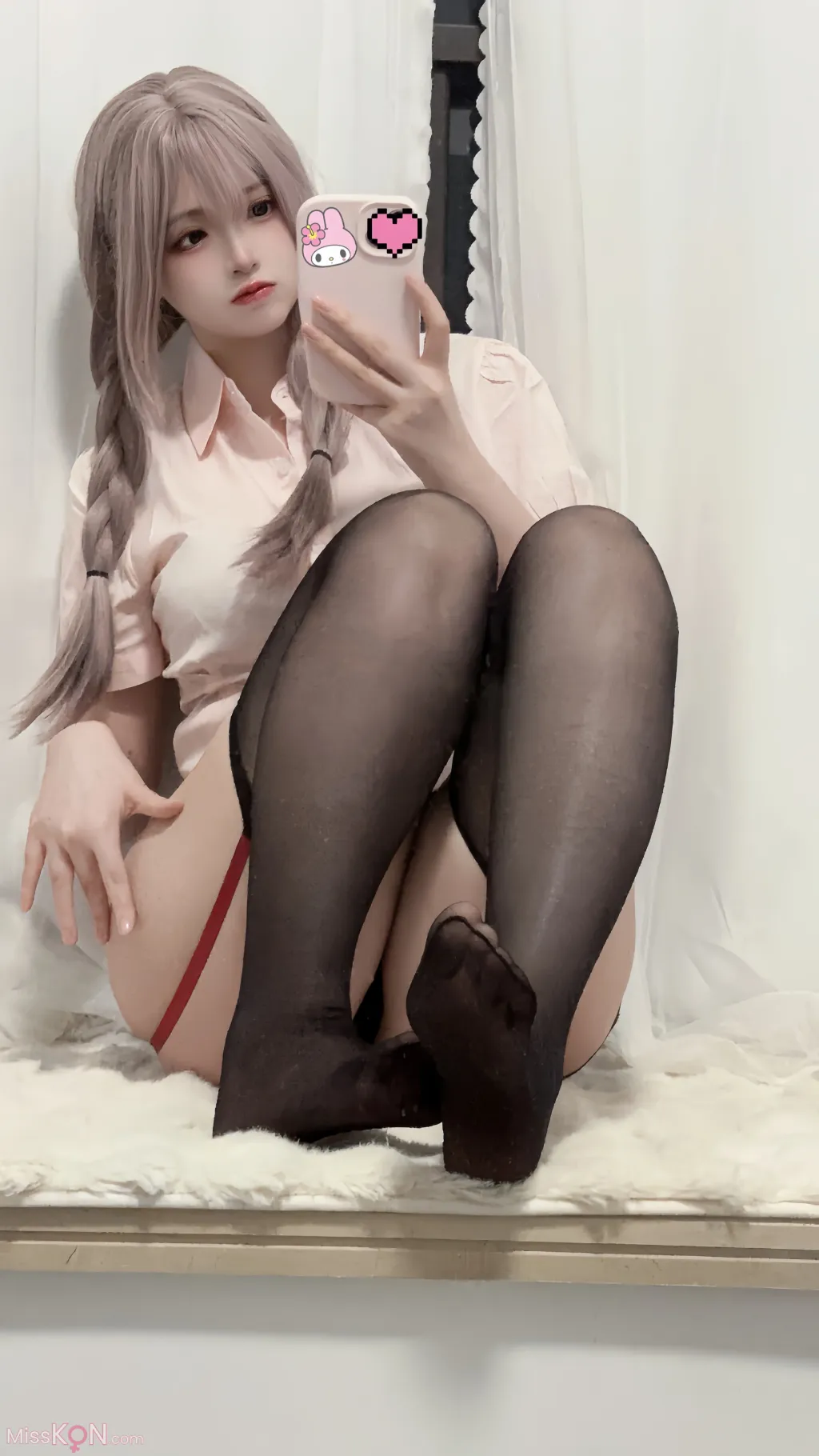 Coser@疯猫ss: 紫色麻花辫 (15 photos)