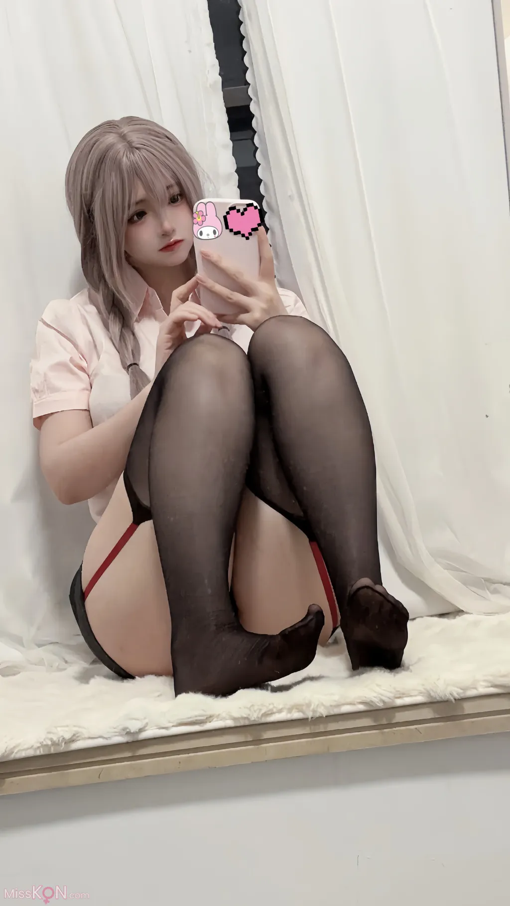 Coser@疯猫ss: 紫色麻花辫 (15 photos)
