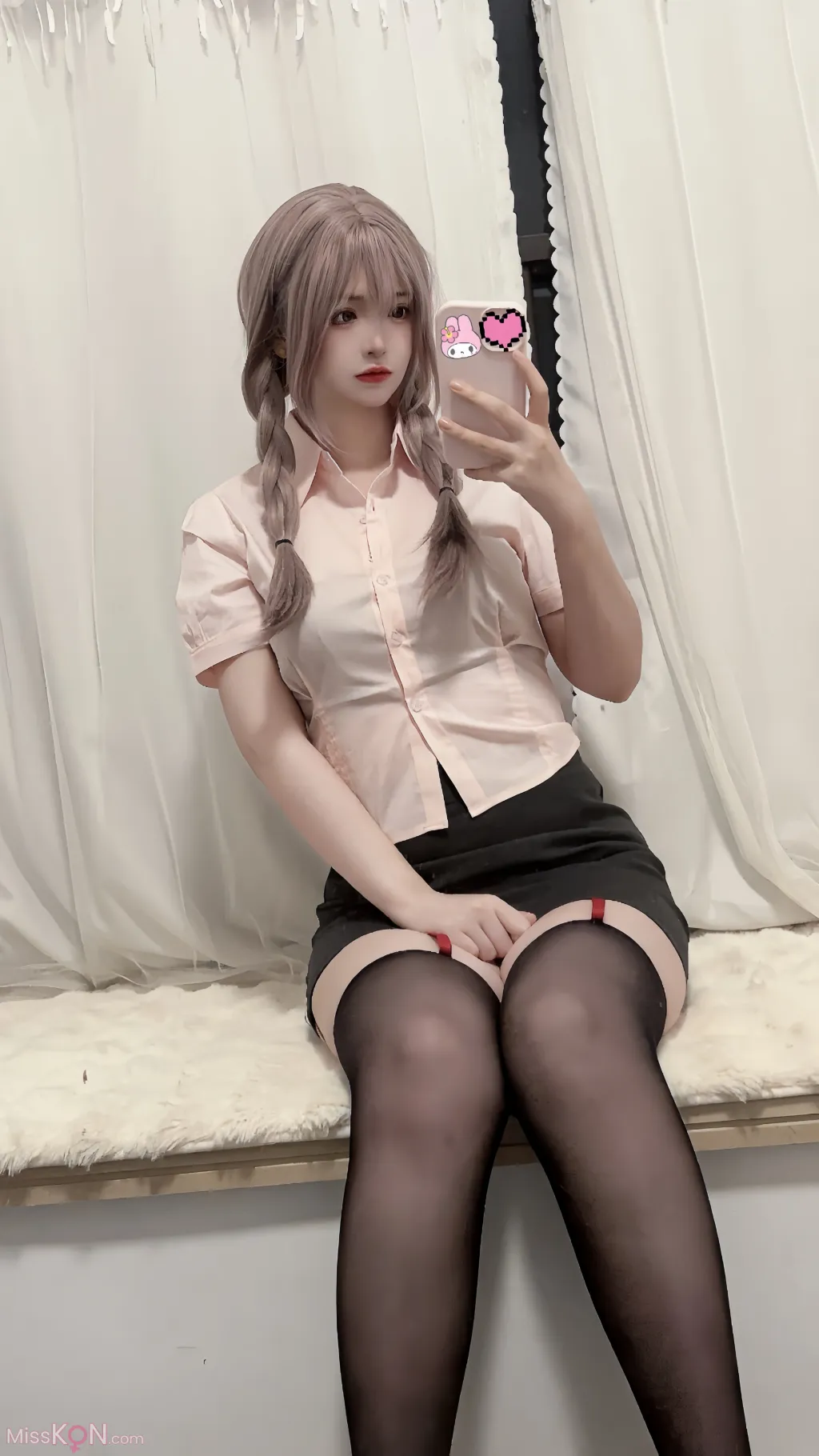 Coser@疯猫ss: 紫色麻花辫 (15 photos)