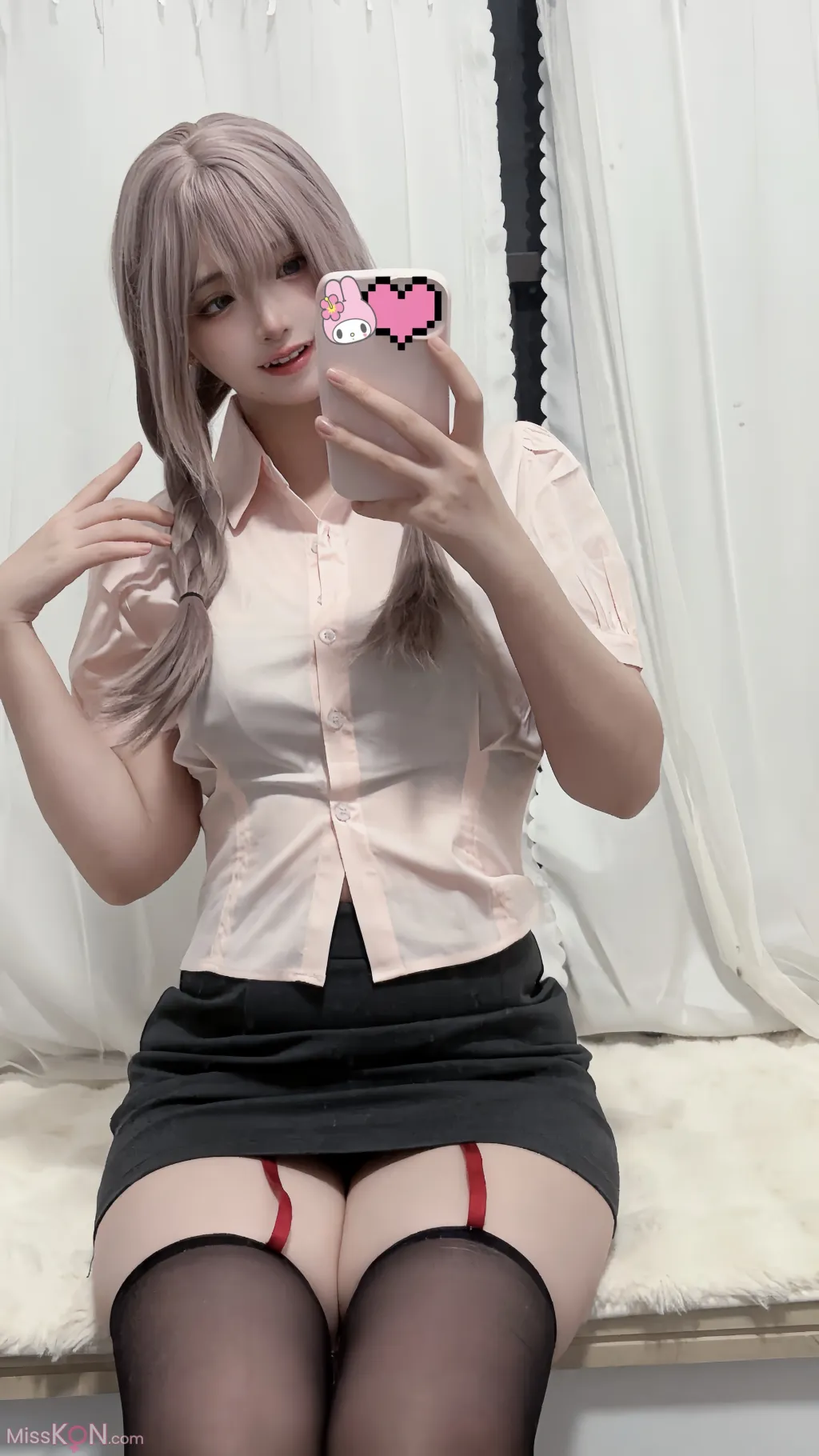 Coser@疯猫ss: 紫色麻花辫 (15 photos)