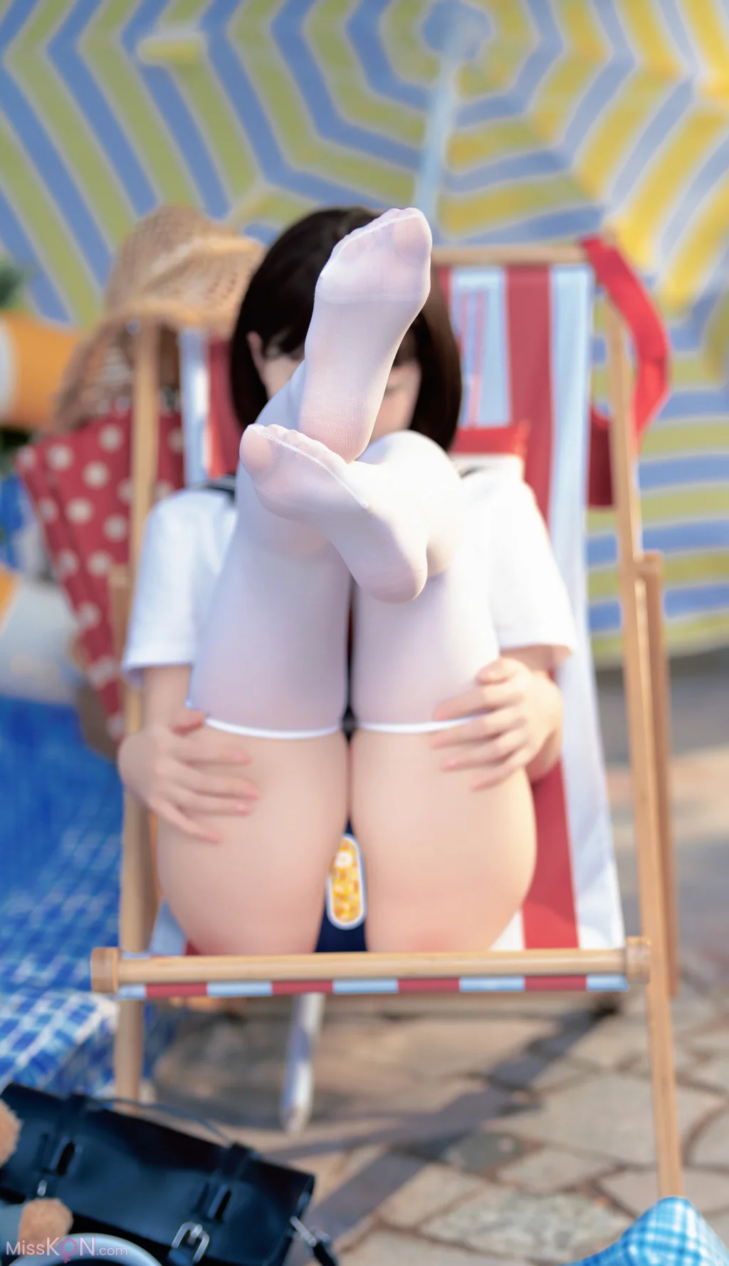 Coser@Bangni邦尼: 反差JK泳装 (97 photos )