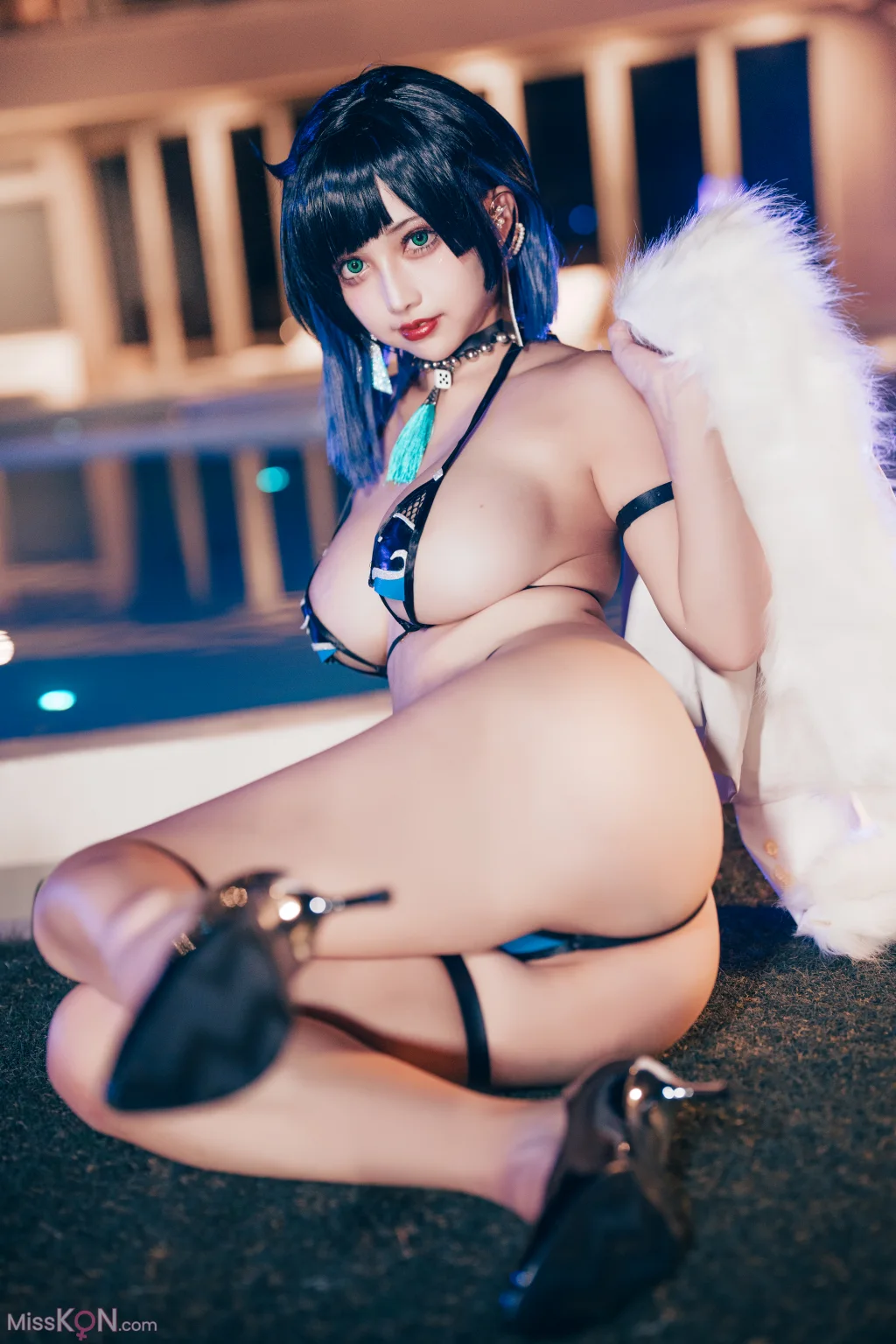 Coser@沖田凜花Rinka: 原神 – 夜兰 (31 photos)