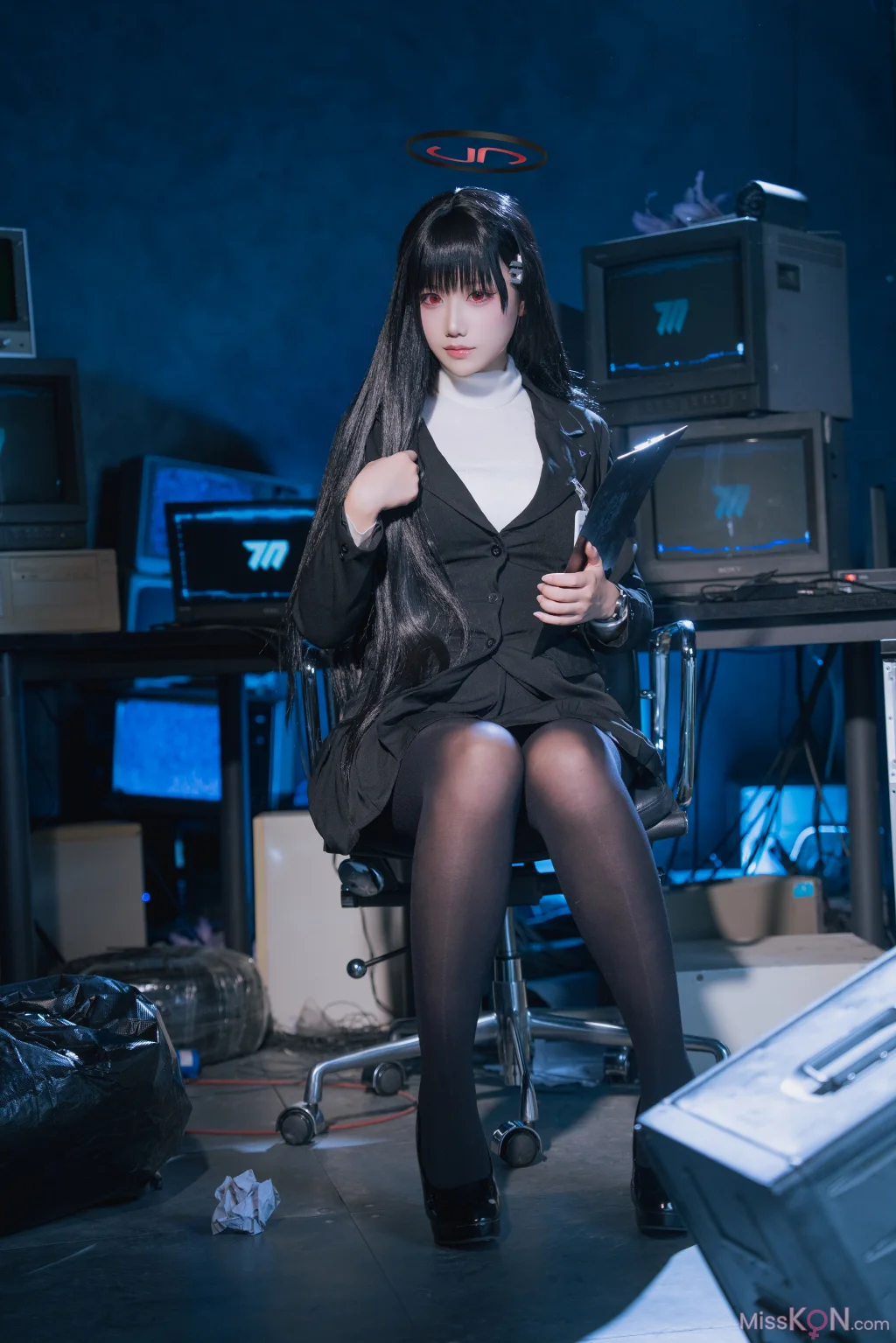 Coser@lunananya: Blue Archive 調月リオ (30 photos)
