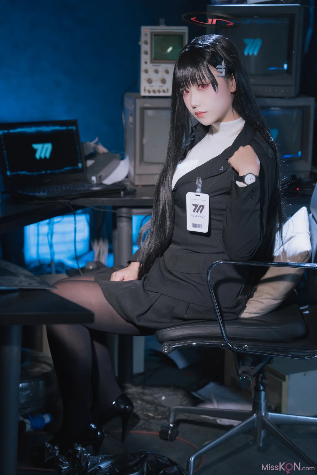 Coser@lunananya: Blue Archive 調月リオ (30 photos)