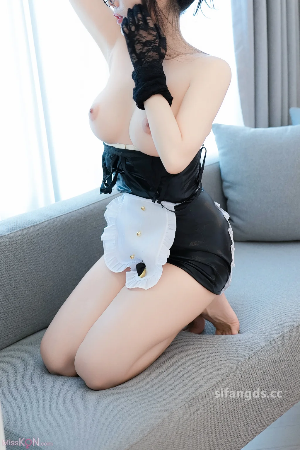 [XR Uncensored] 奶呼呼Moka: R18 秀人网模特 极品兔女郎 (95 photos )