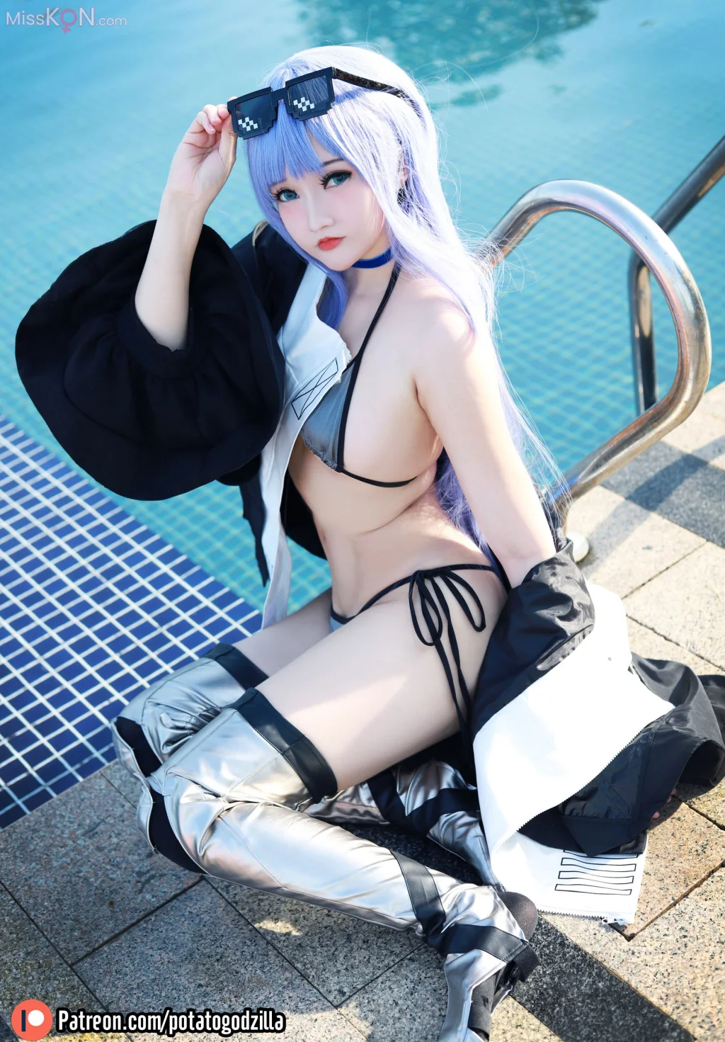 Coser@Potato Godzilla: 泳装 Meltryllis (42 photos)