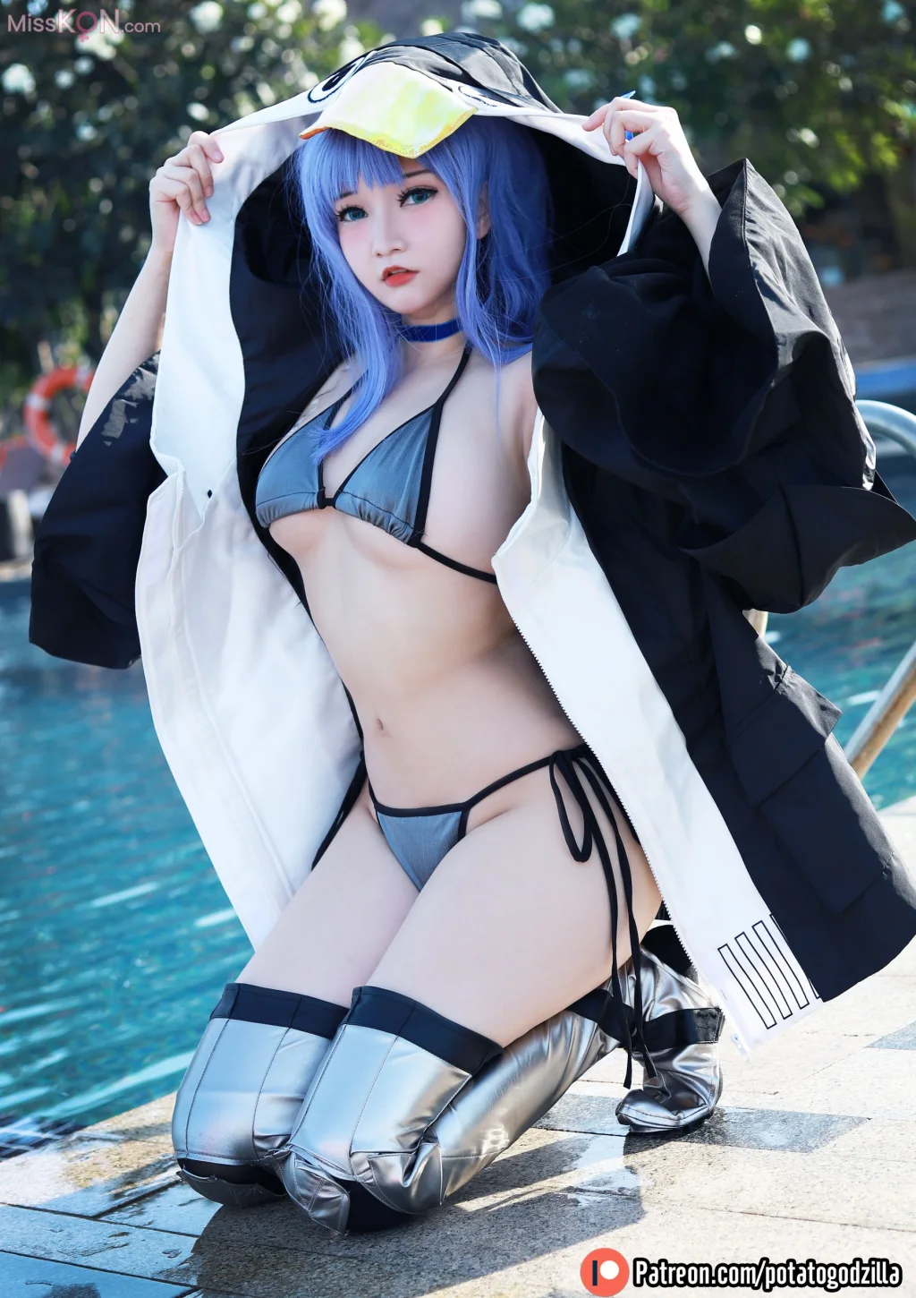 Coser@Potato Godzilla: 泳装 Meltryllis (42 photos)