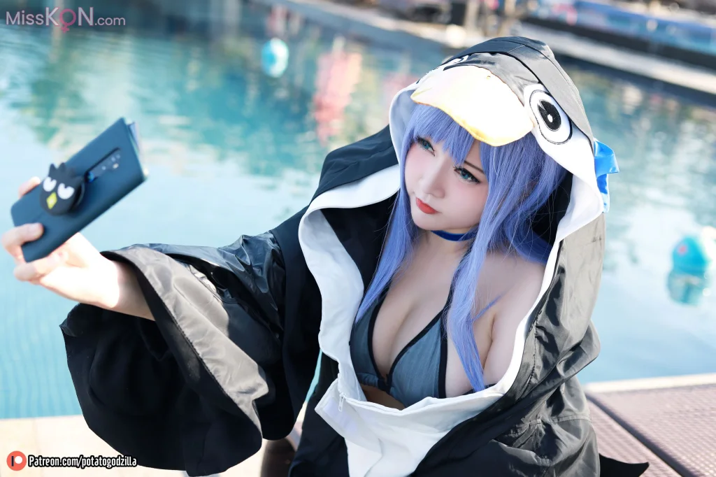 Coser@Potato Godzilla: 泳装 Meltryllis (42 photos)