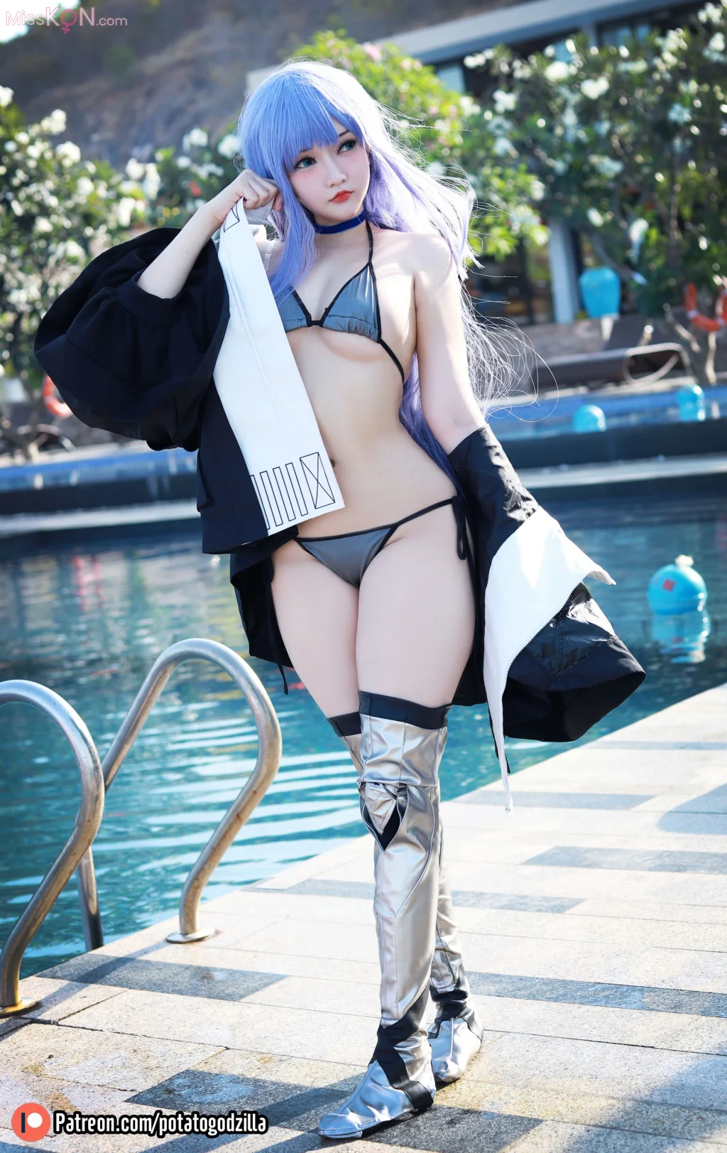 Coser@Potato Godzilla: 泳装 Meltryllis (42 photos)
