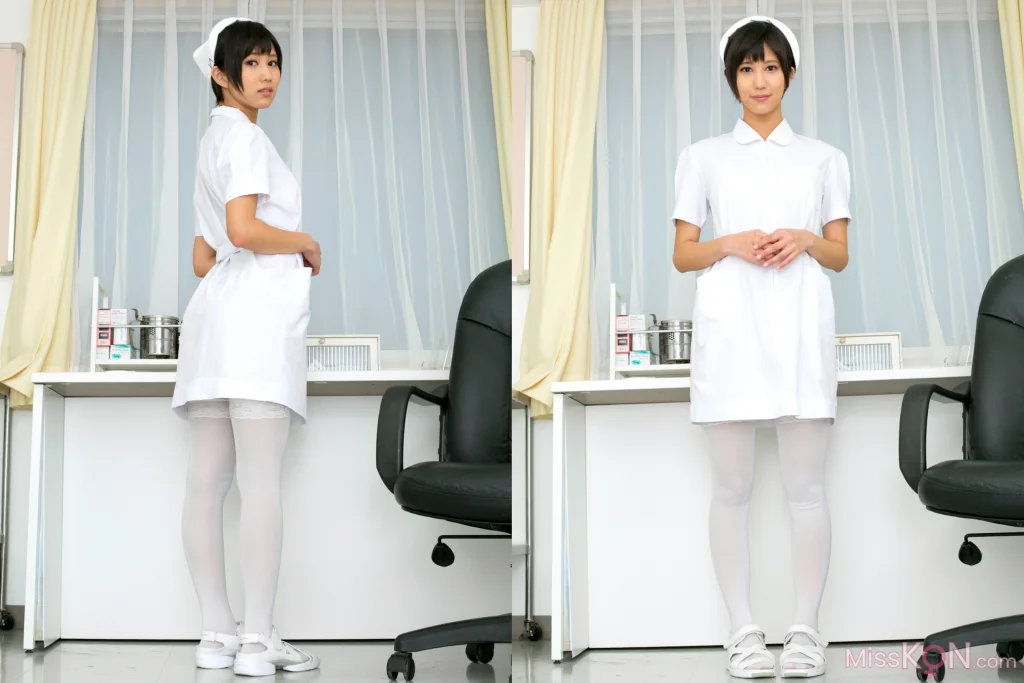 [JP] Riku Minato (湊莉久): 新人ナースはいやらし系 (23 photos)