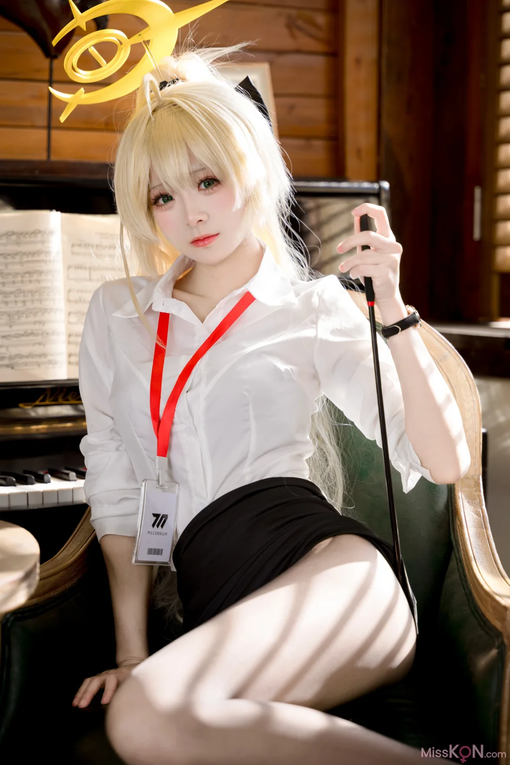 Coser@九柒喵: 笑面教授OL制服 (53 photos)