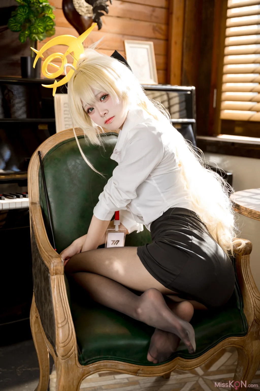 Coser@九柒喵: 笑面教授OL制服 (53 photos)