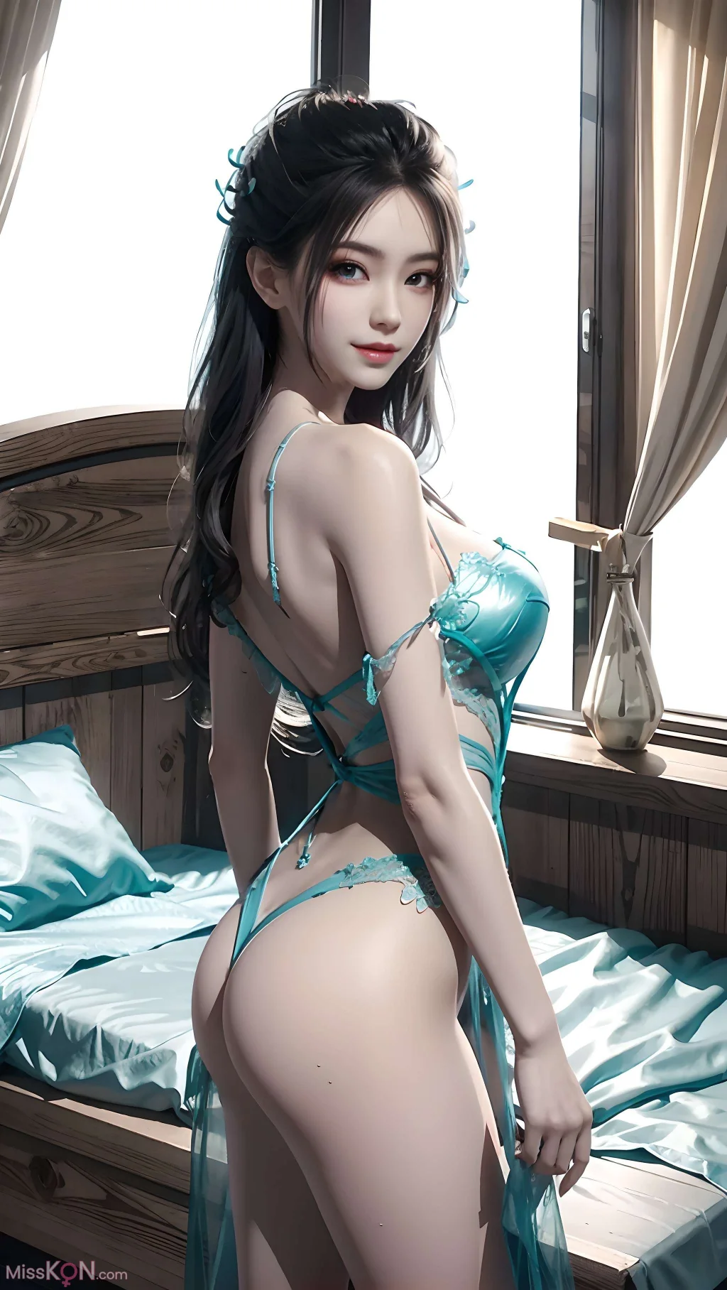 [AI Generated] 焰灵姬绿色内衣 (68 photos)