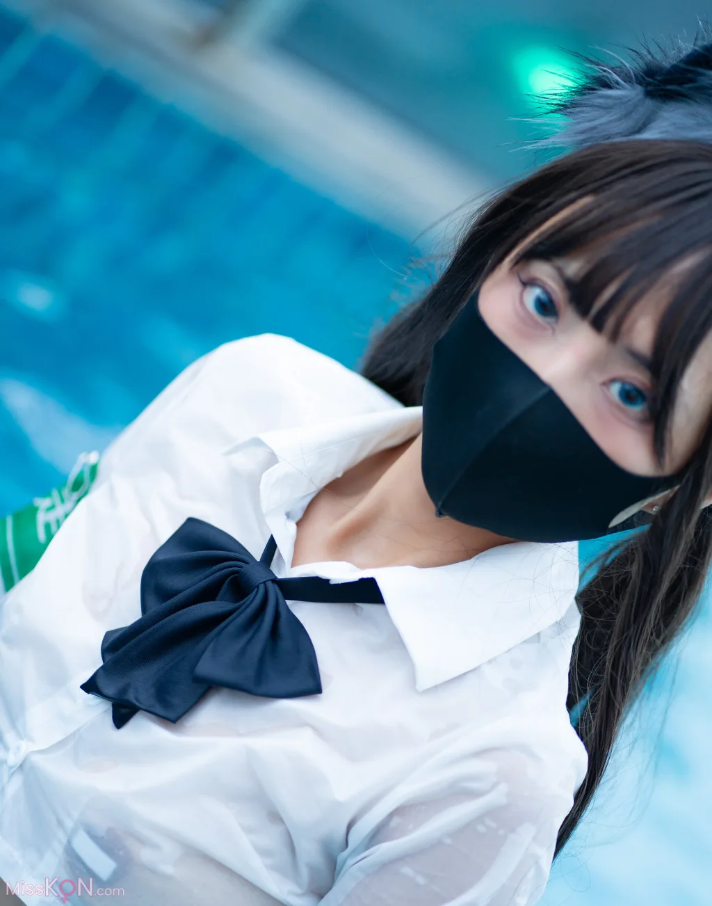 Coser@职业奶妈三水子: 生徒会长 (62 photos)