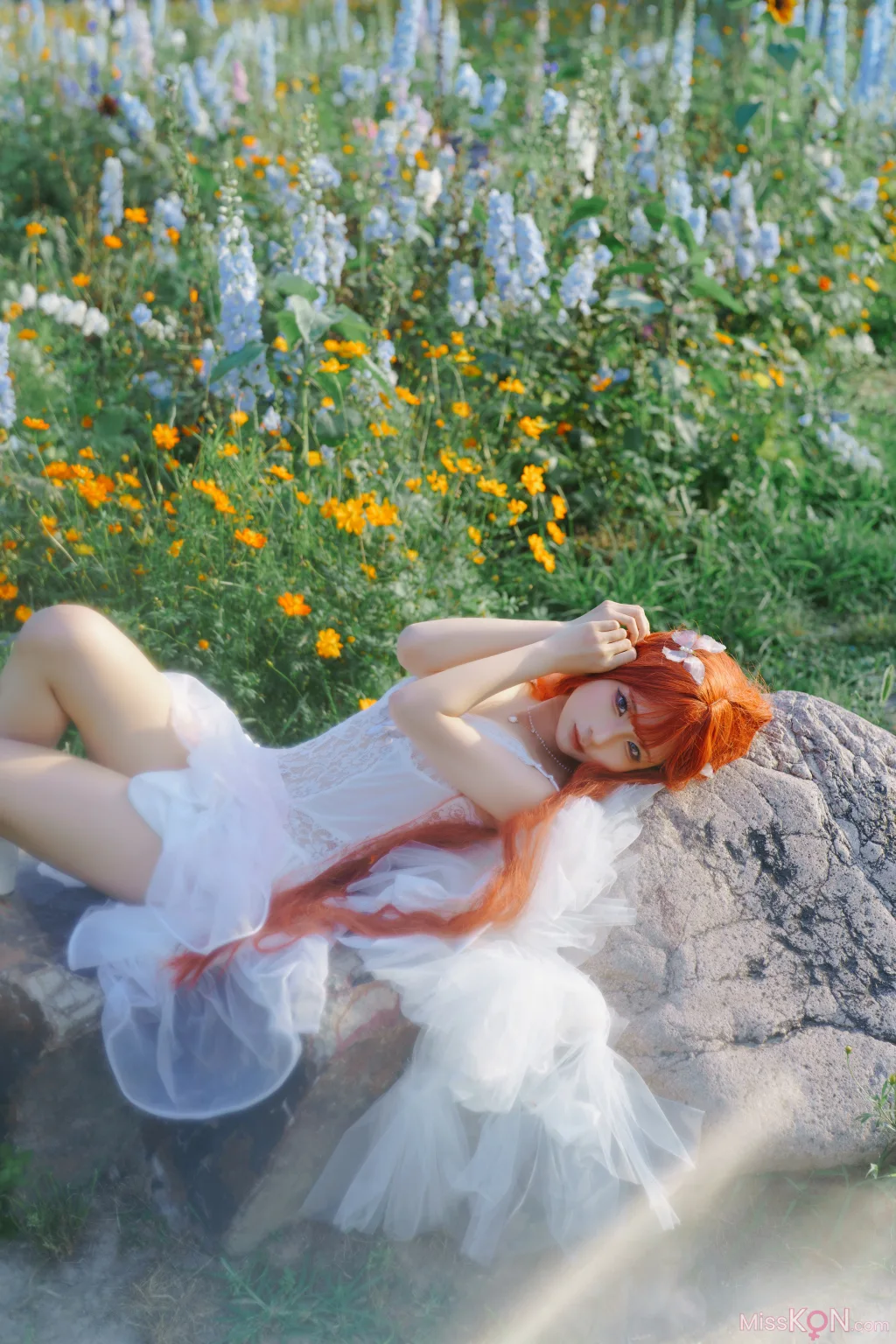 Coser@蠢沫沫 (chunmomo): 花丛婚纱 (67 photos)