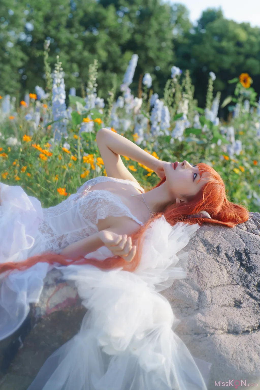 Coser@蠢沫沫 (chunmomo): 花丛婚纱 (67 photos)