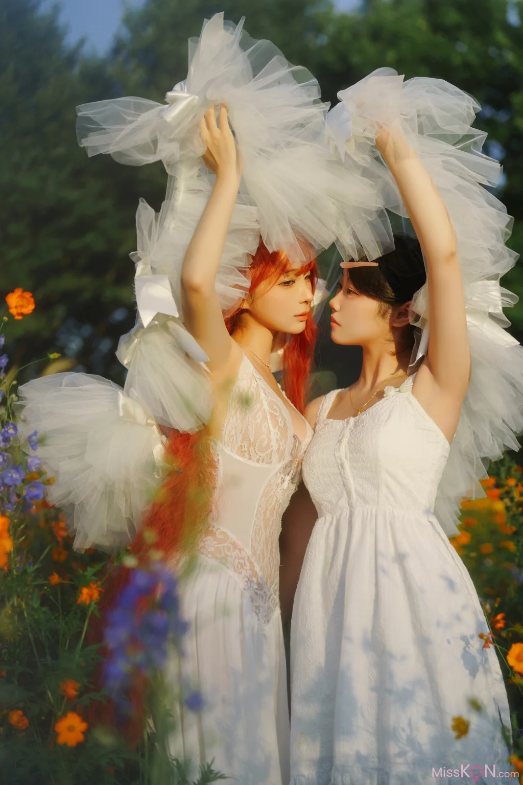 Coser@蠢沫沫 (chunmomo): 花丛婚纱 (67 photos) – Page 2