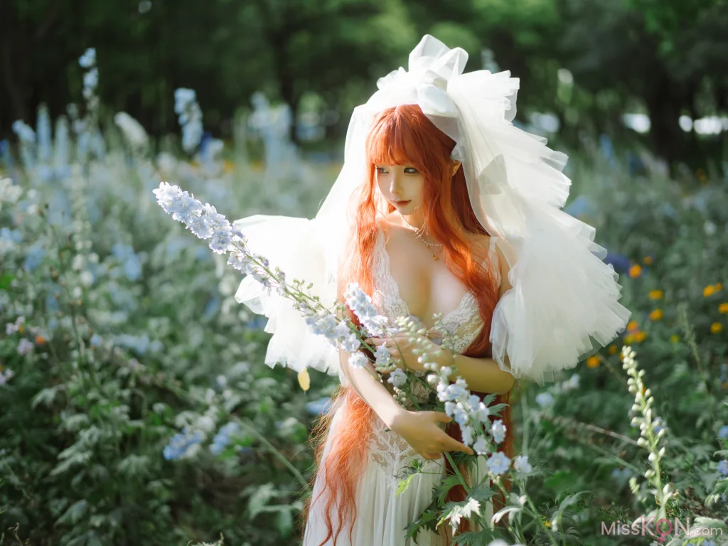 Coser@蠢沫沫 (chunmomo): 花丛婚纱 (67 photos) – Page 2