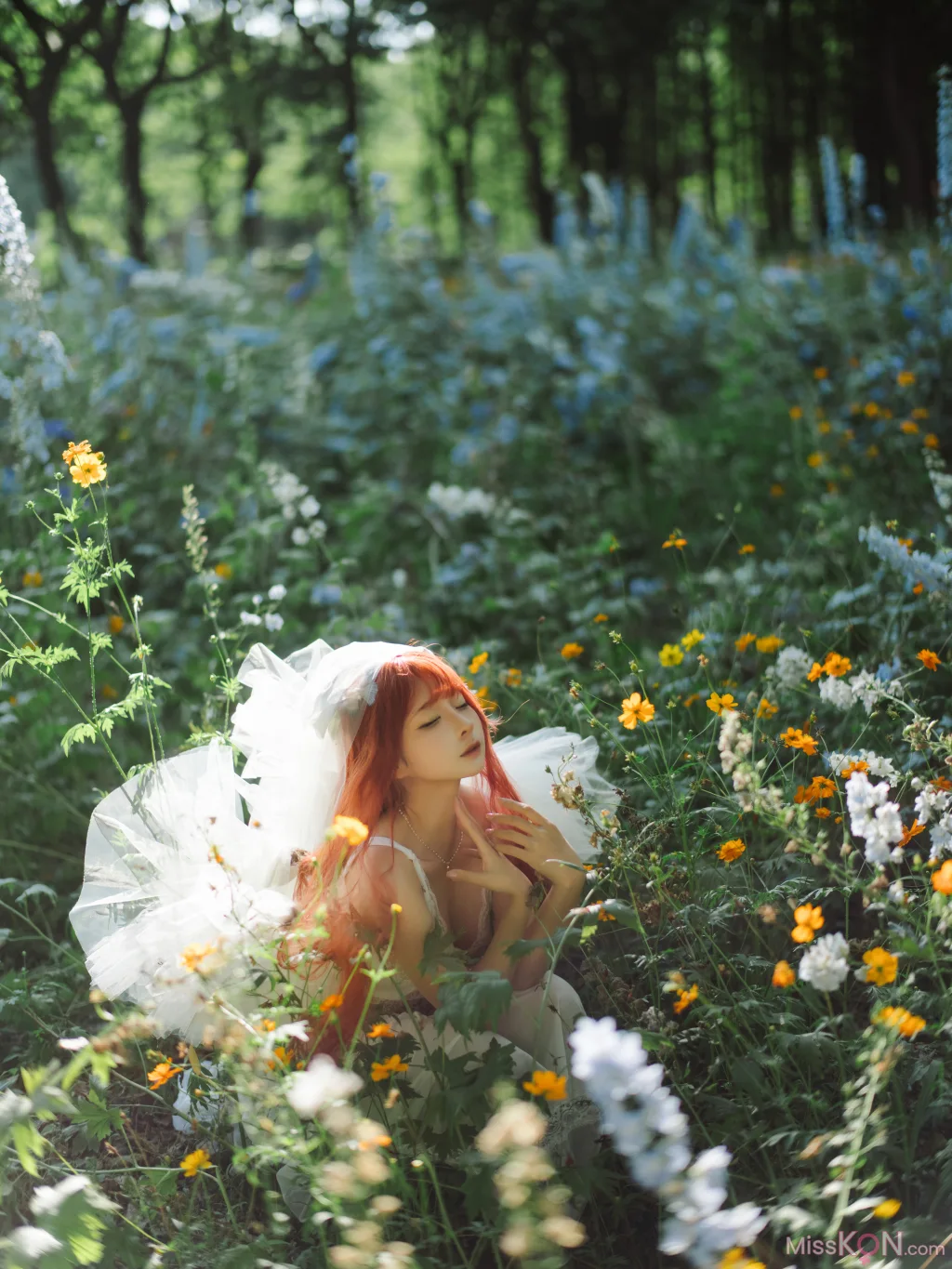 Coser@蠢沫沫 (chunmomo): 花丛婚纱 (67 photos) – Page 2