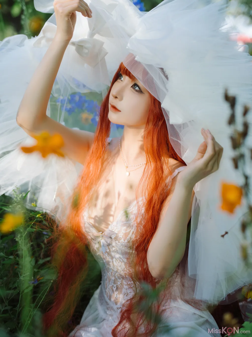 Coser@蠢沫沫 (chunmomo): 花丛婚纱 (67 photos) – Page 2