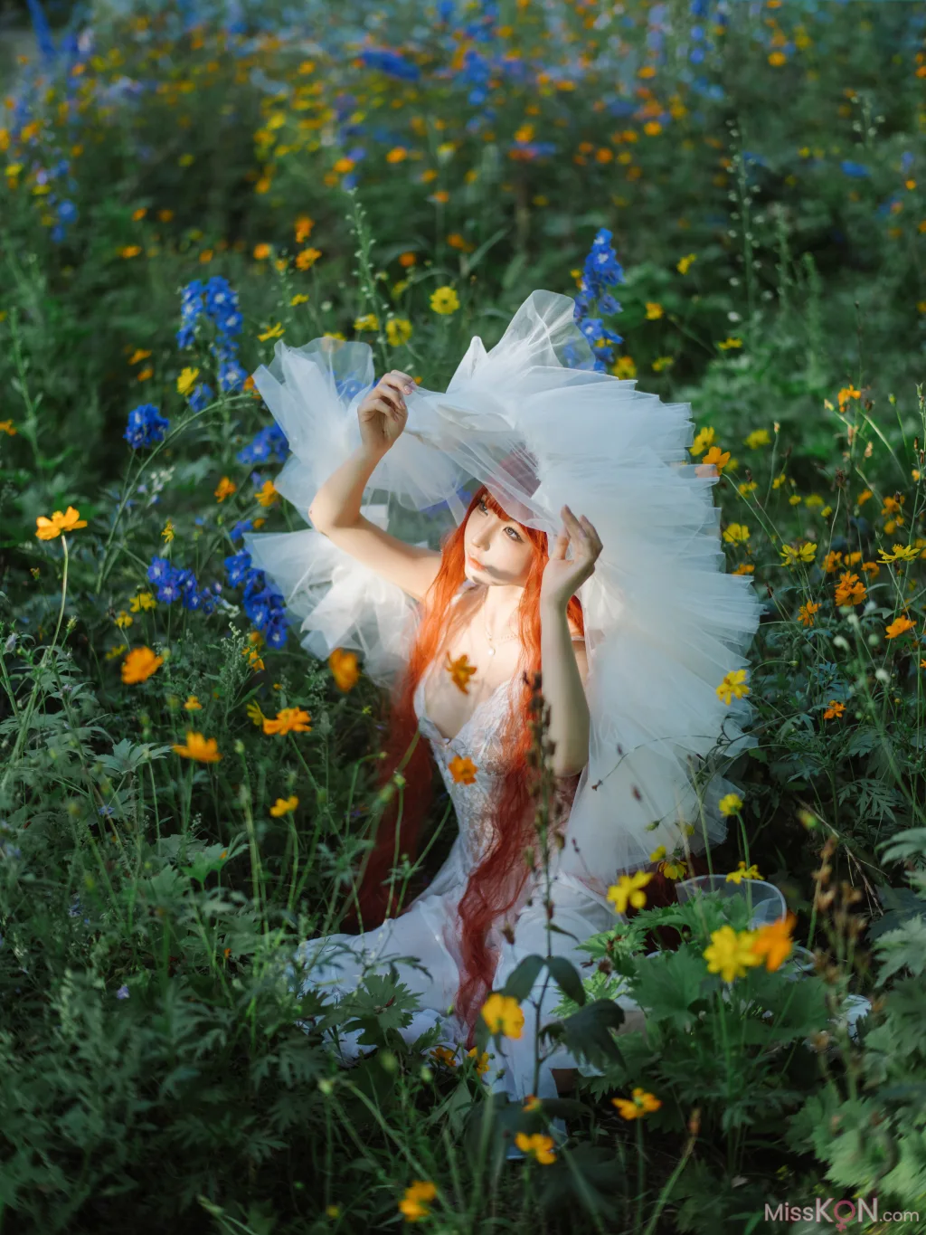 Coser@蠢沫沫 (chunmomo): 花丛婚纱 (67 photos) – Page 2