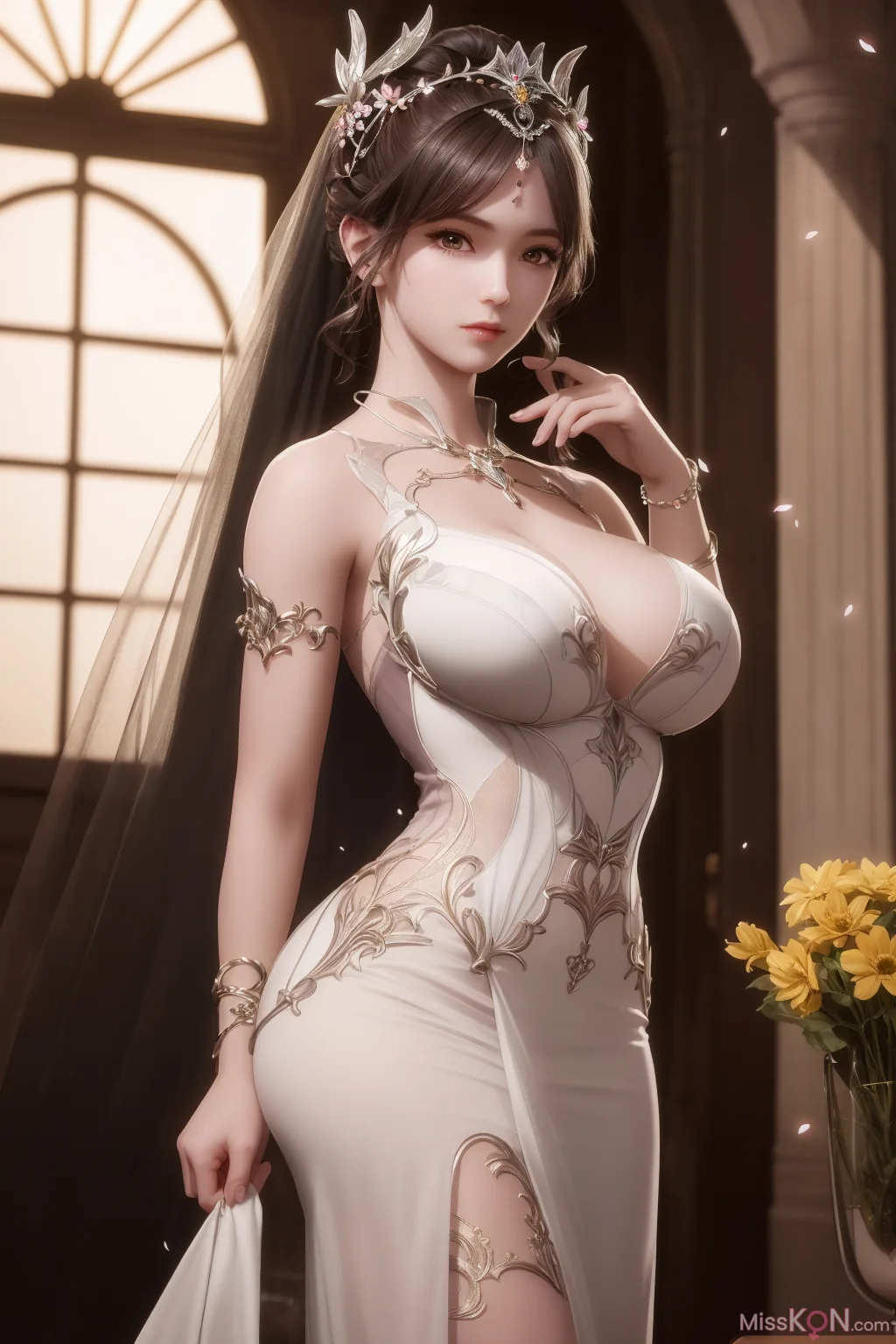 [AI Generated] 小舞花嫁 (49 ảnh)