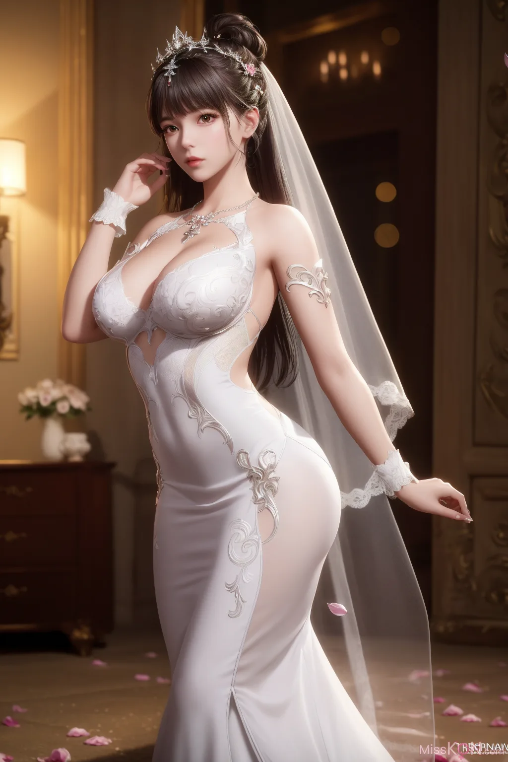 [AI Generated] 小舞花嫁 (49 photos)