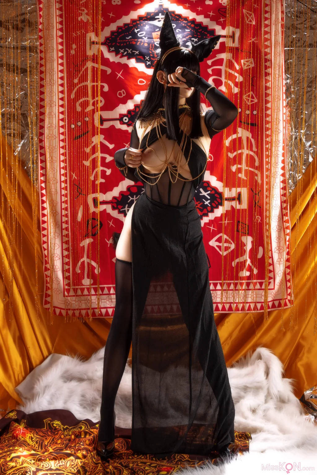 Coser@Hokunaimeko (北乃芽子): Anubis Cat (87 ảnh)