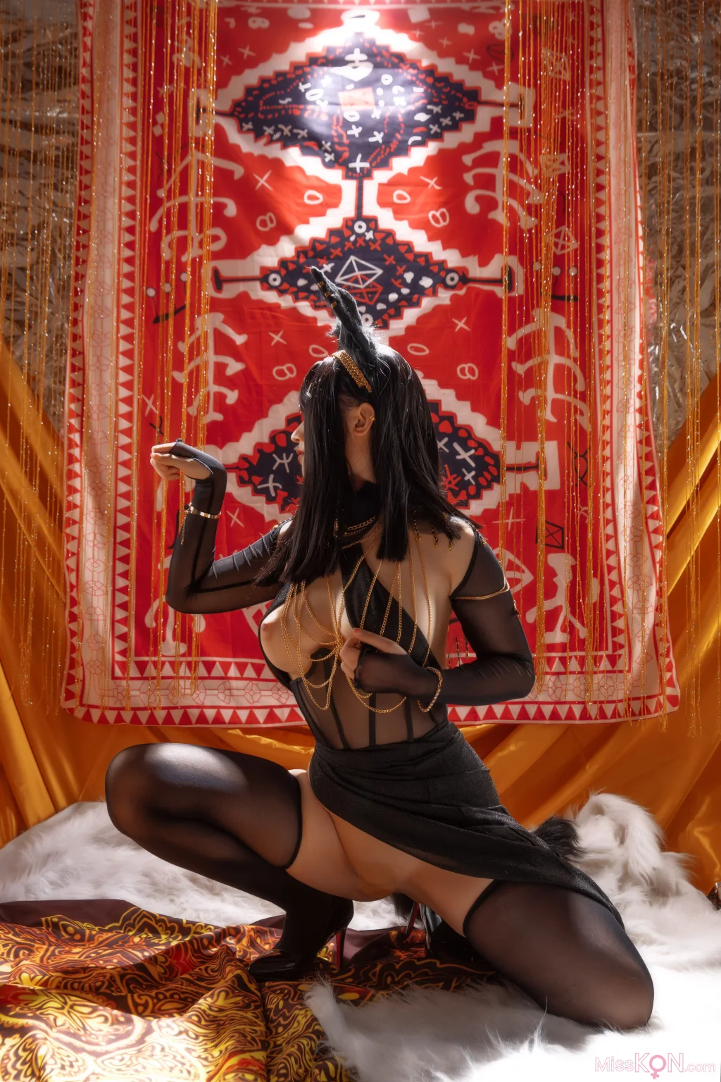 Coser@Hokunaimeko (北乃芽子): Anubis Cat (87 photos)