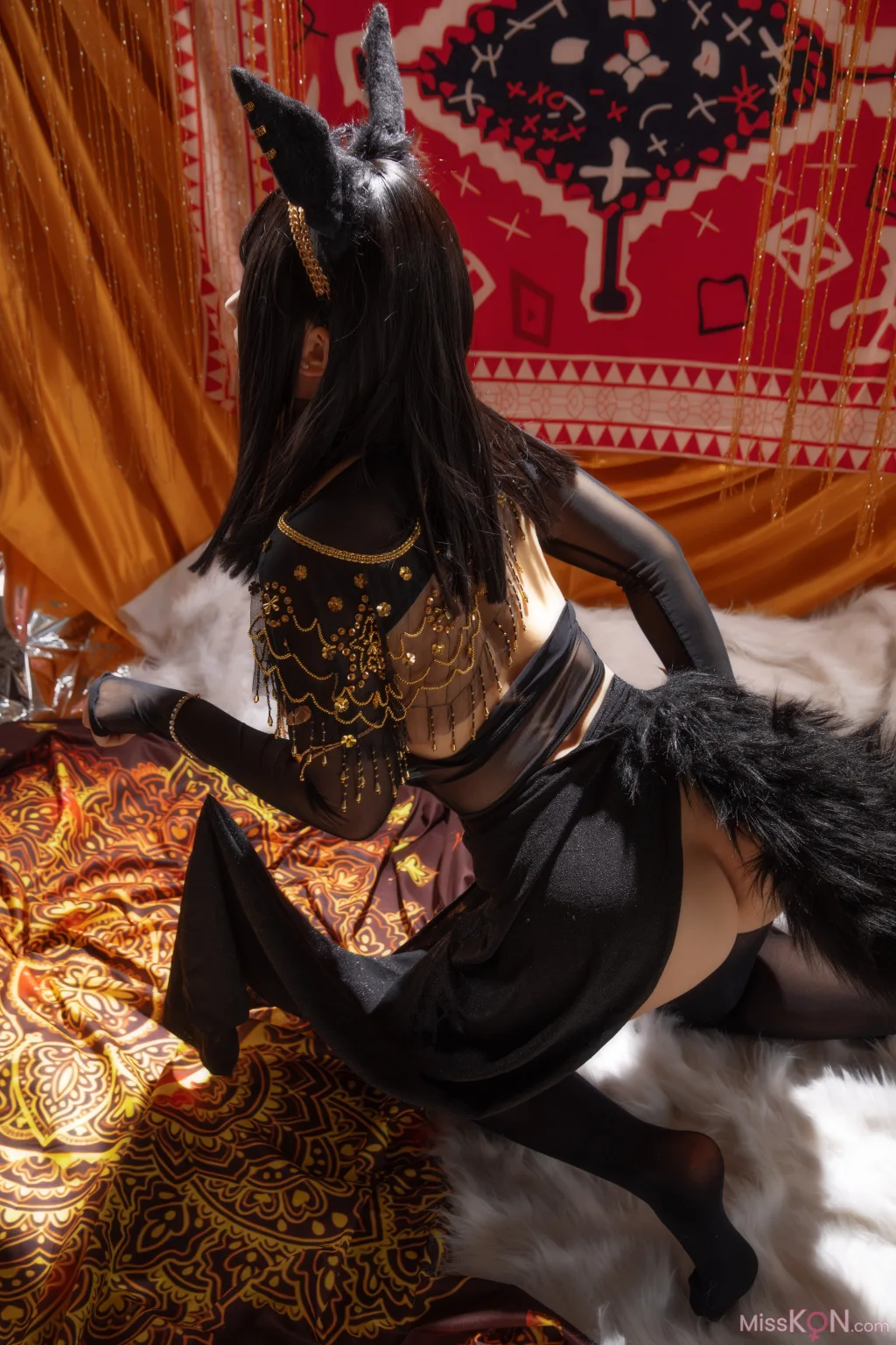 Coser@Hokunaimeko (北乃芽子): Anubis Cat (87 photos)