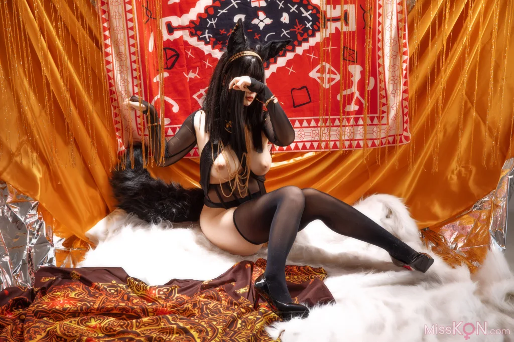 Coser@Hokunaimeko (北乃芽子): Anubis Cat (87 photos)